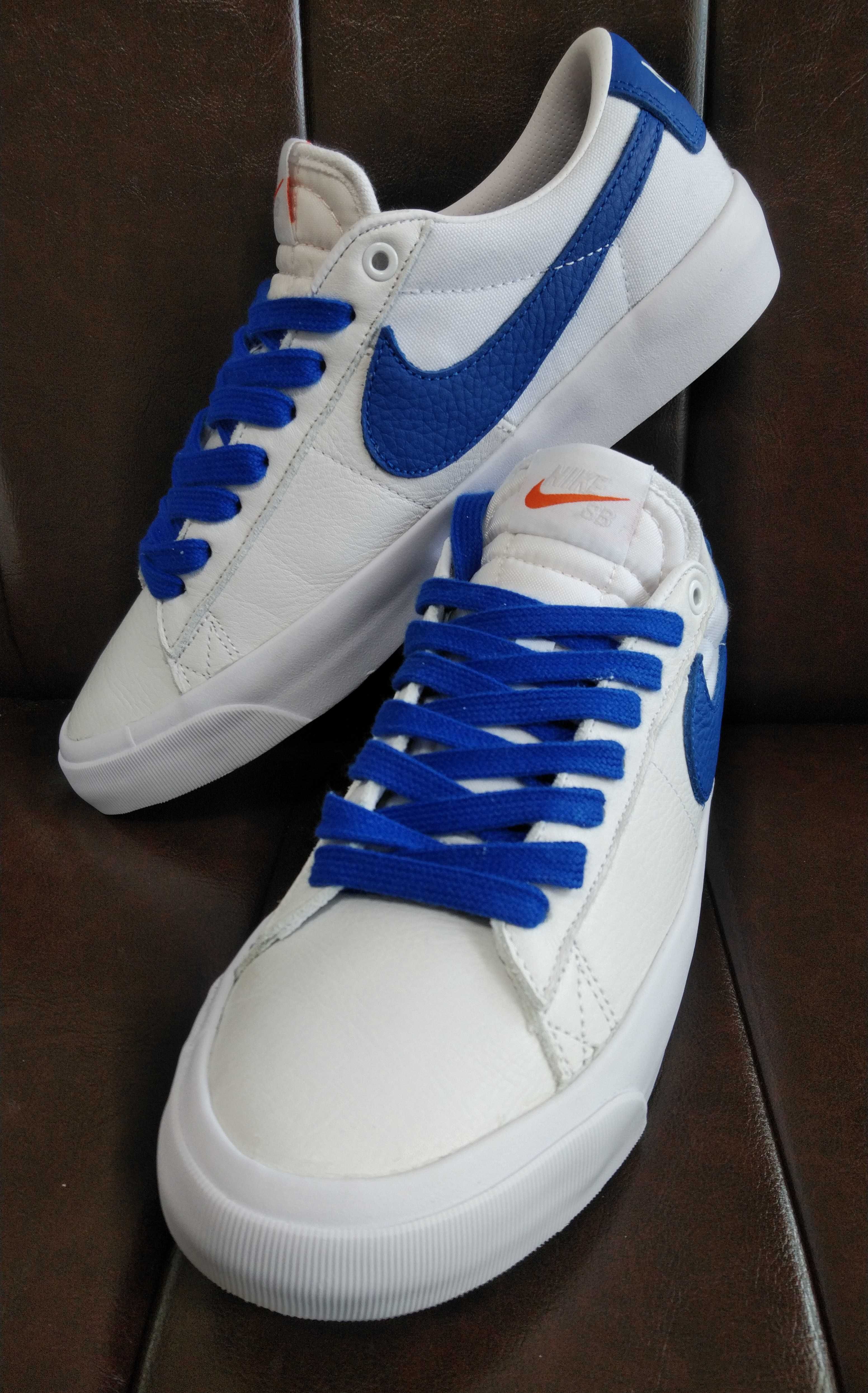 Nike SB Orange Label Zoom Blazer Low PRO GT ISO "White/Varsity Royal"