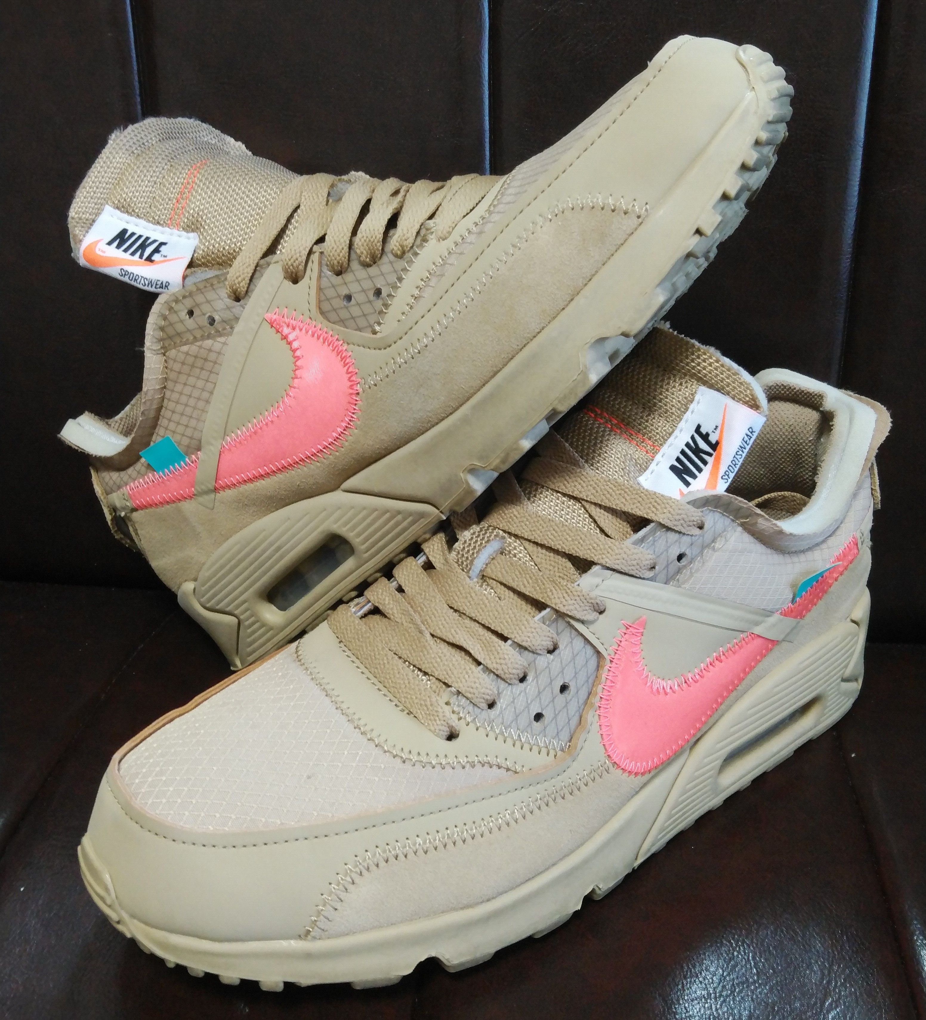 Off-White × Nike Air Max 90 "Desert Ore"