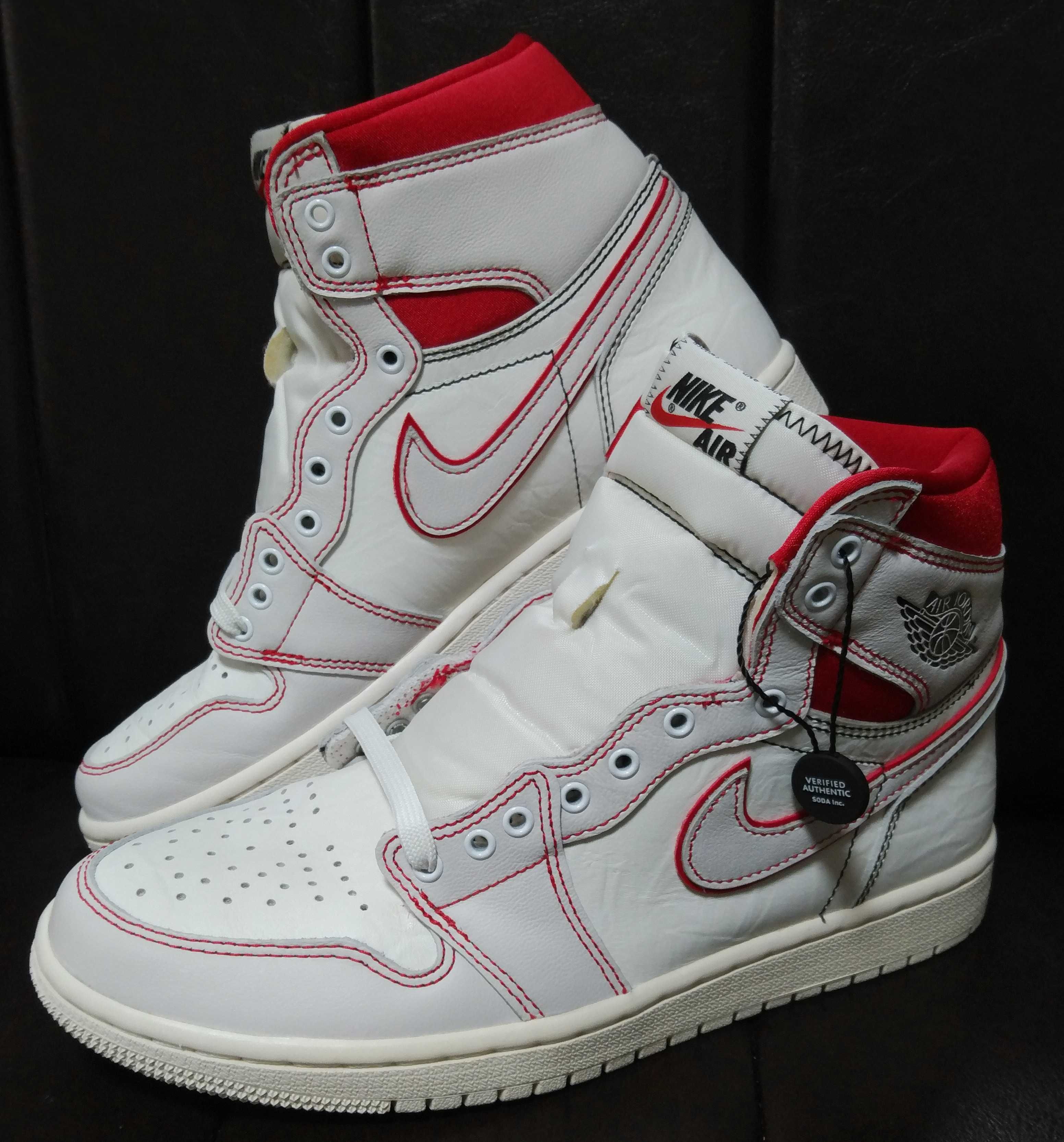 Nike Air Jordan 1 Retro High OG "Sail/University Red"     