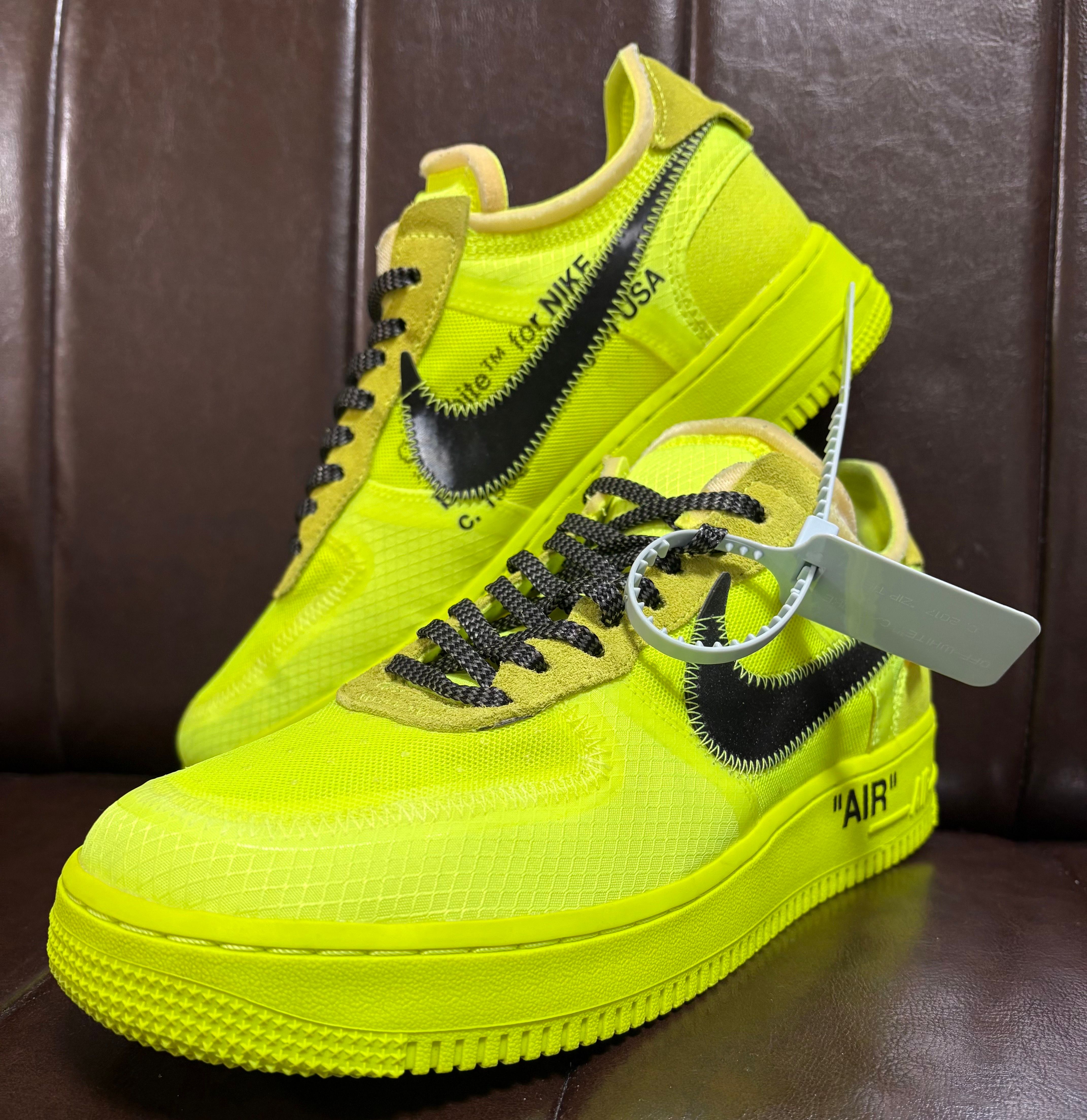 Off-White × Nike Air Force 1 Low "Volt"