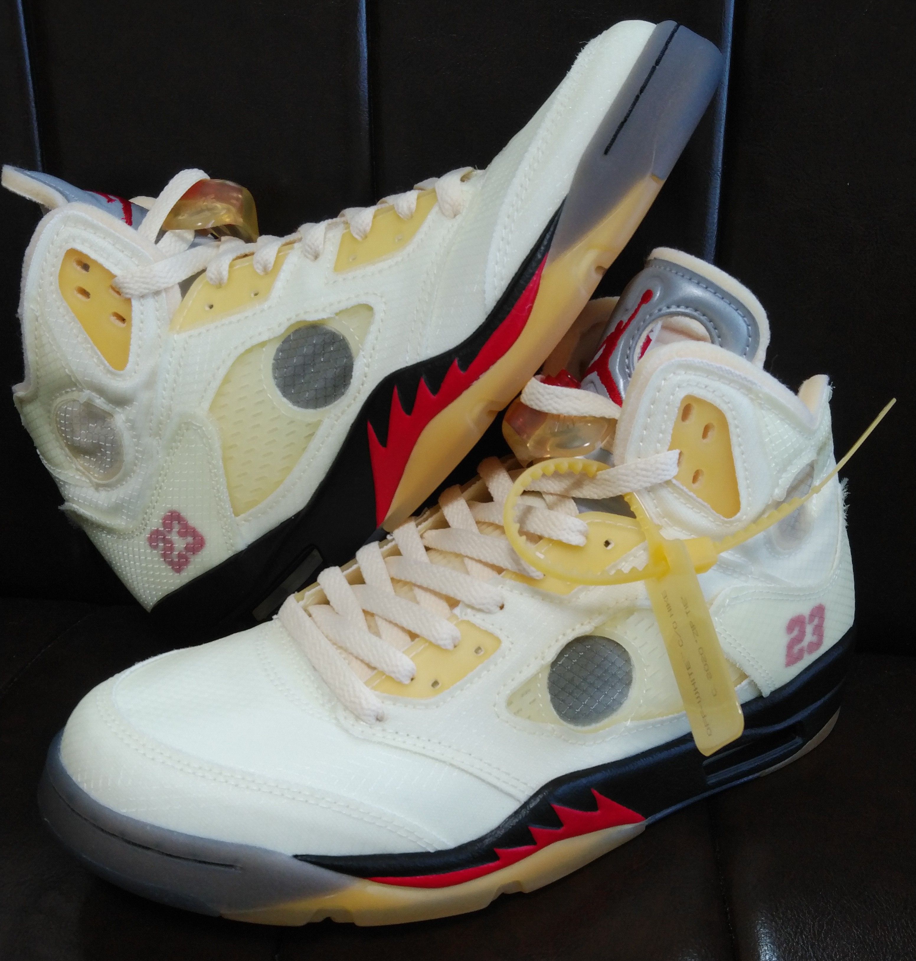 Off-White × Nike Air Jordan 5 "Sail"