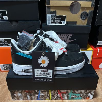 PEACEMINUSONE × Nike Air Force 1 Low '07 Para-Noise 3.0 "Black and Multi-Color" / G-DRAGON