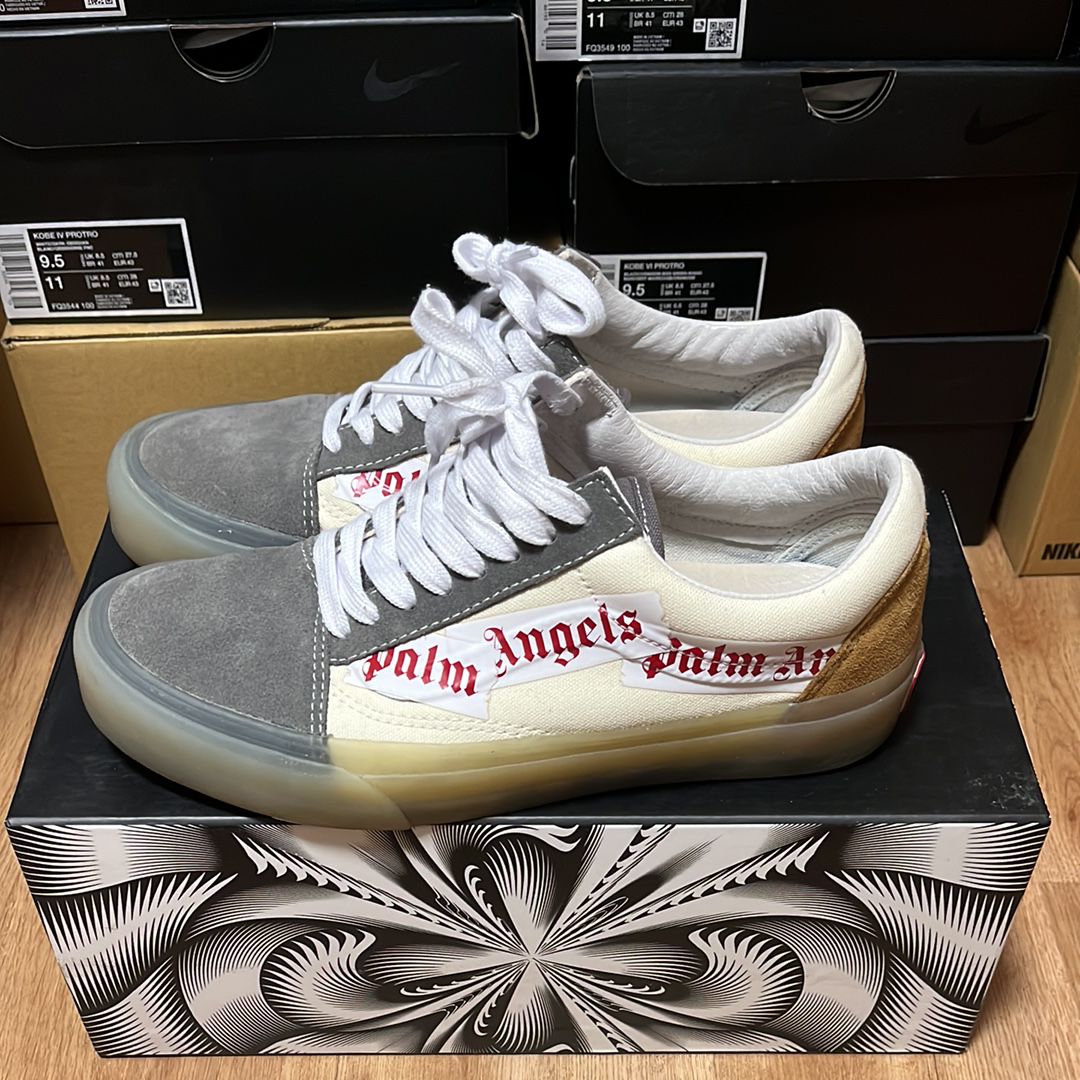 Palm Angels × Vans Vault Old Skool LX "Pewter & Chipmunk"