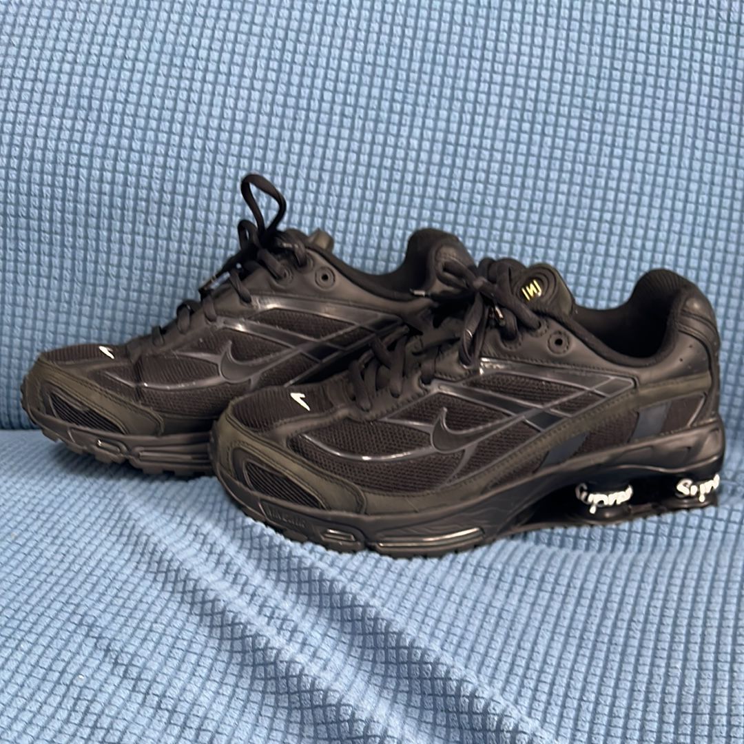 Supreme × Nike Shox Ride 2 "Black/Black-White"