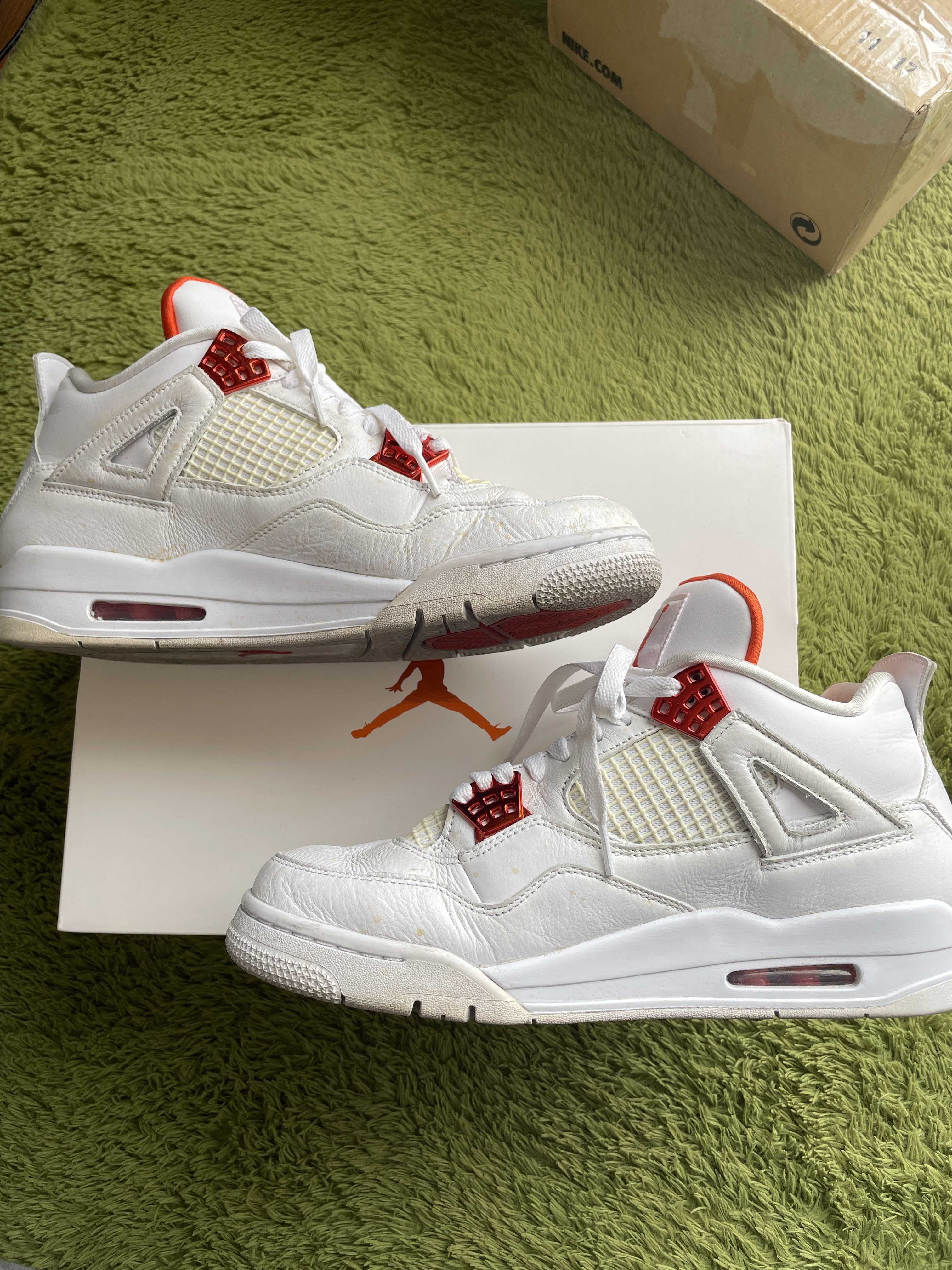 Nike Air Jordan 4 Retro "White/Team Orange"