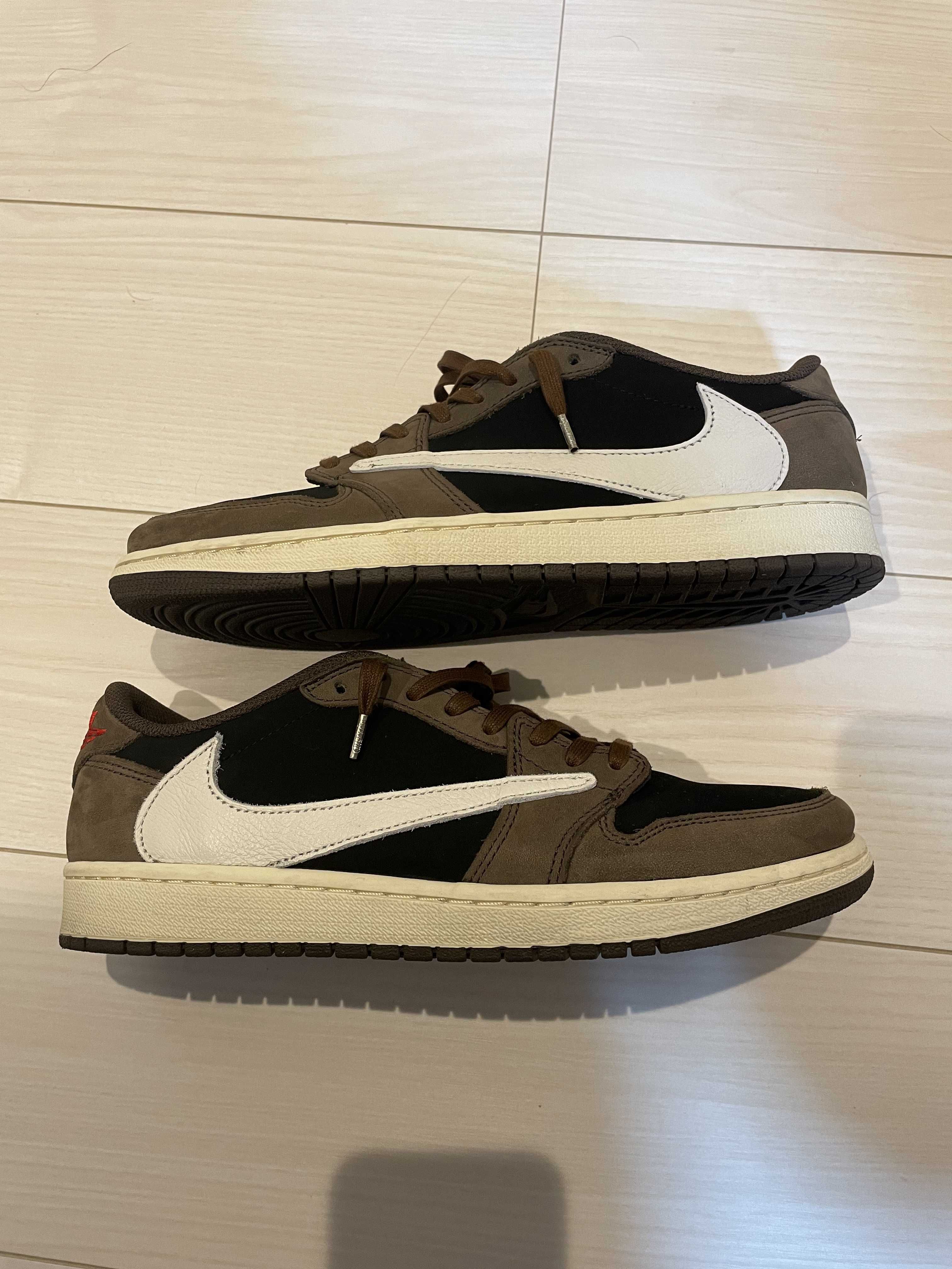 Travis Scott × Nike Air Jordan 1 Low OG SP-T "Black/Dark Mocha"