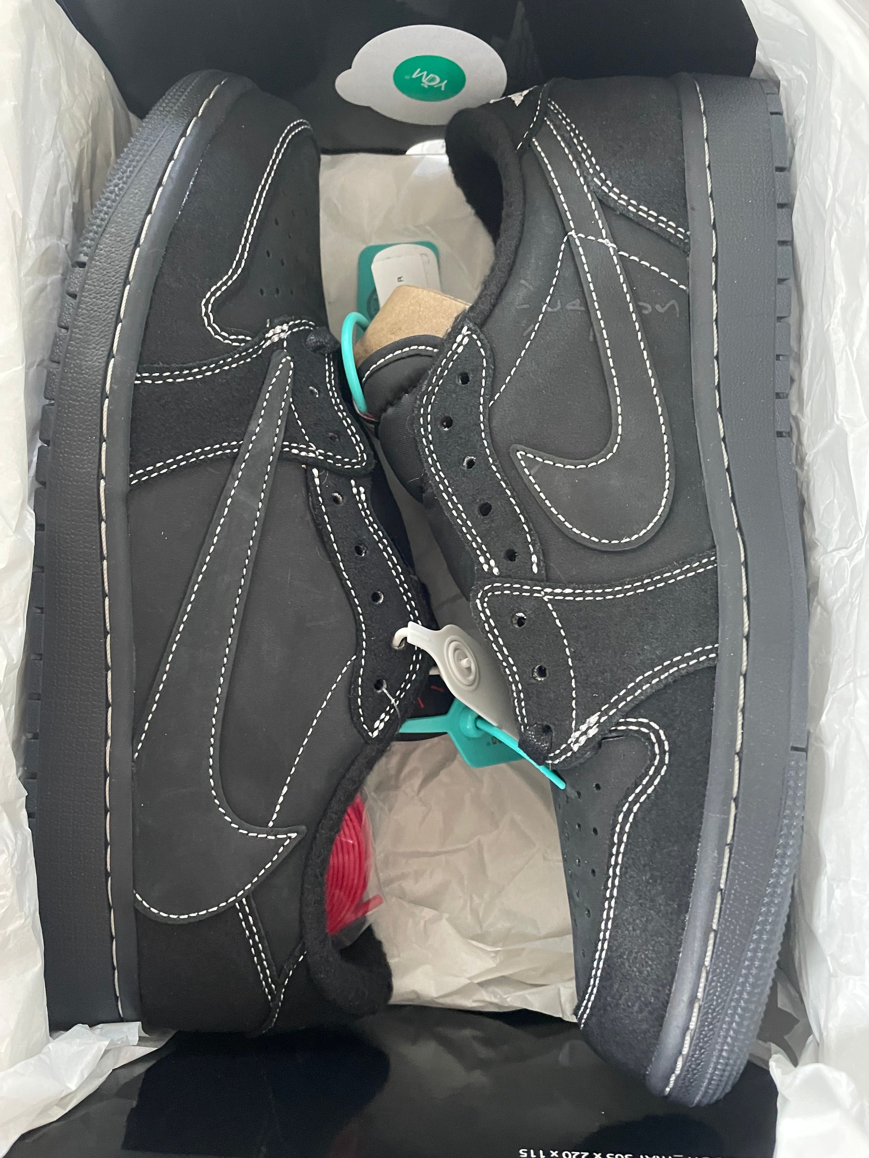 Travis Scott × Nike Air Jordan 1 Low OG SP "Black Phantom"