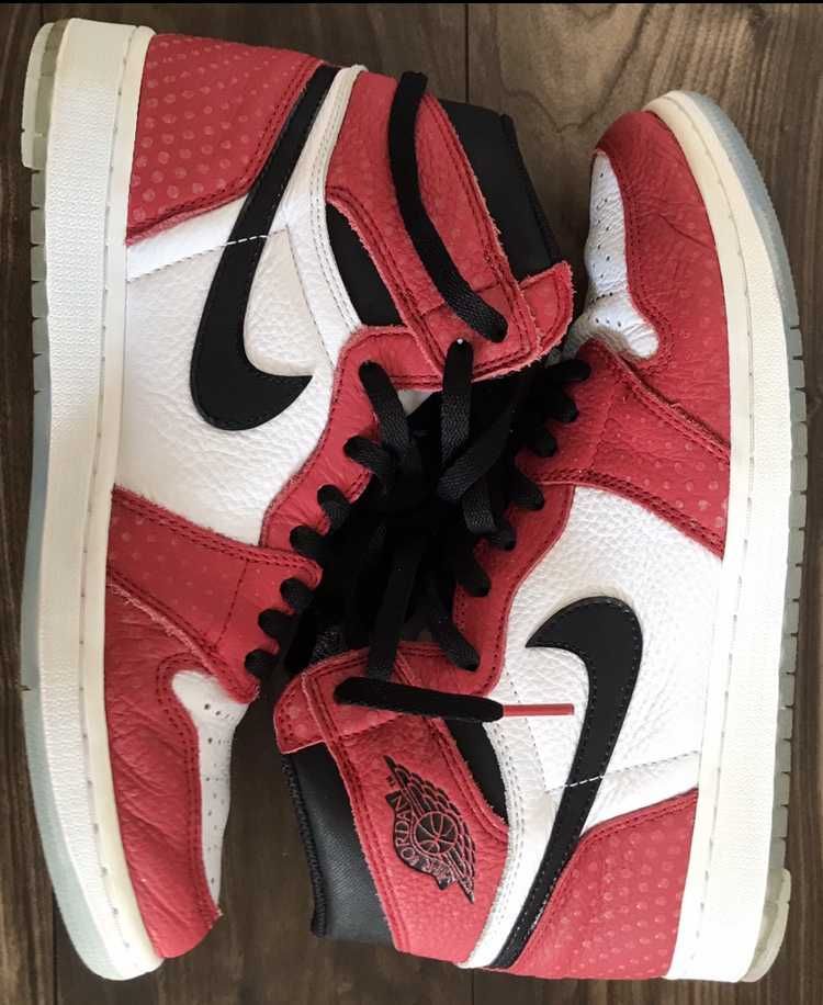 Spiderman × Nike Air Jordan 1 Origin Story "Gym Red/White/Photo Blue/Black"