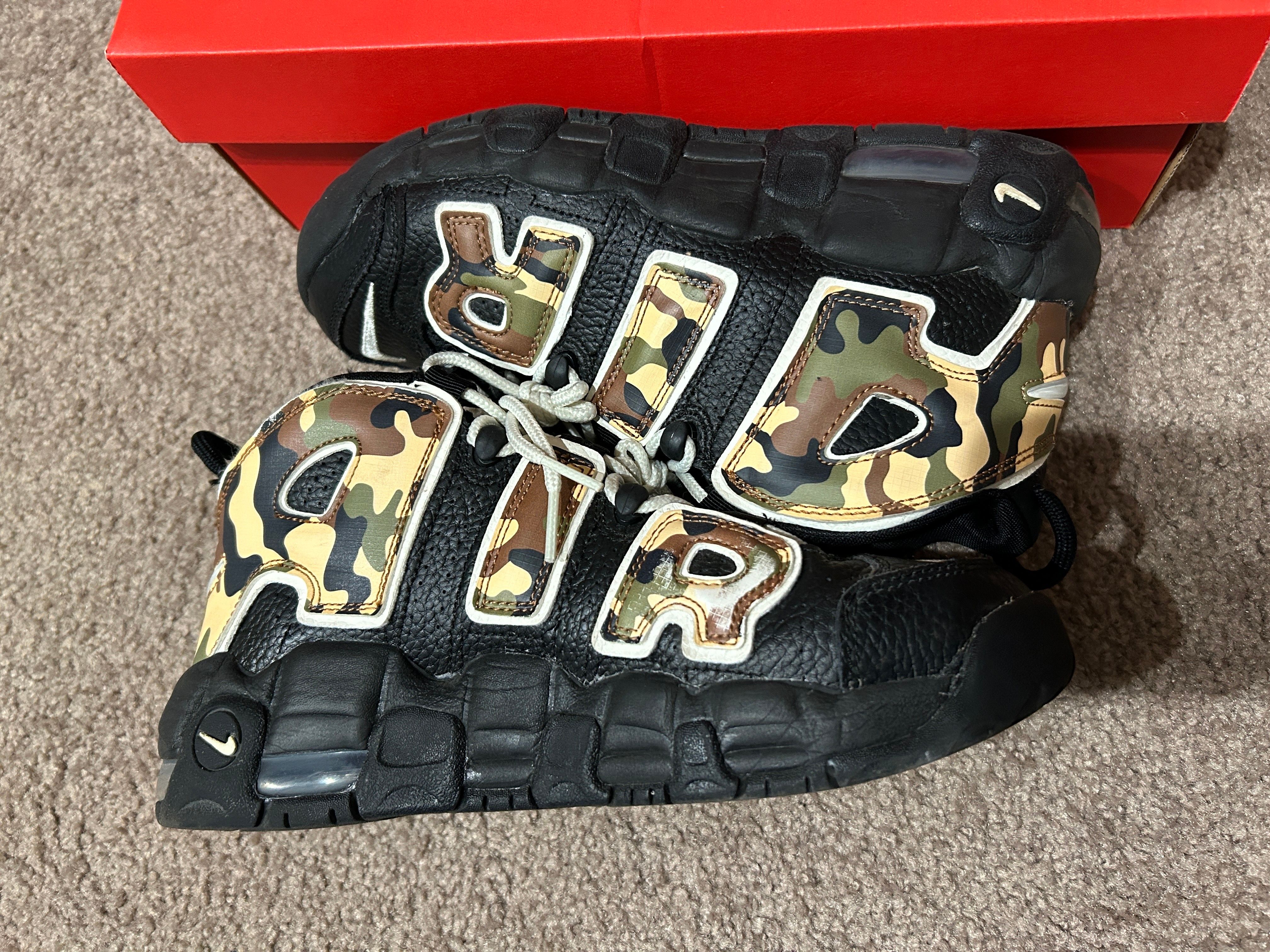 NIKE AIR MORE UPTEMPO "BLACK CAMO"