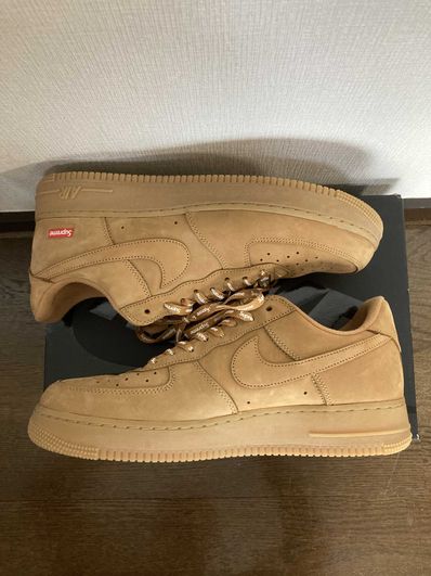 Supreme × Nike Air Force 1 Low "Flax/Wheat"