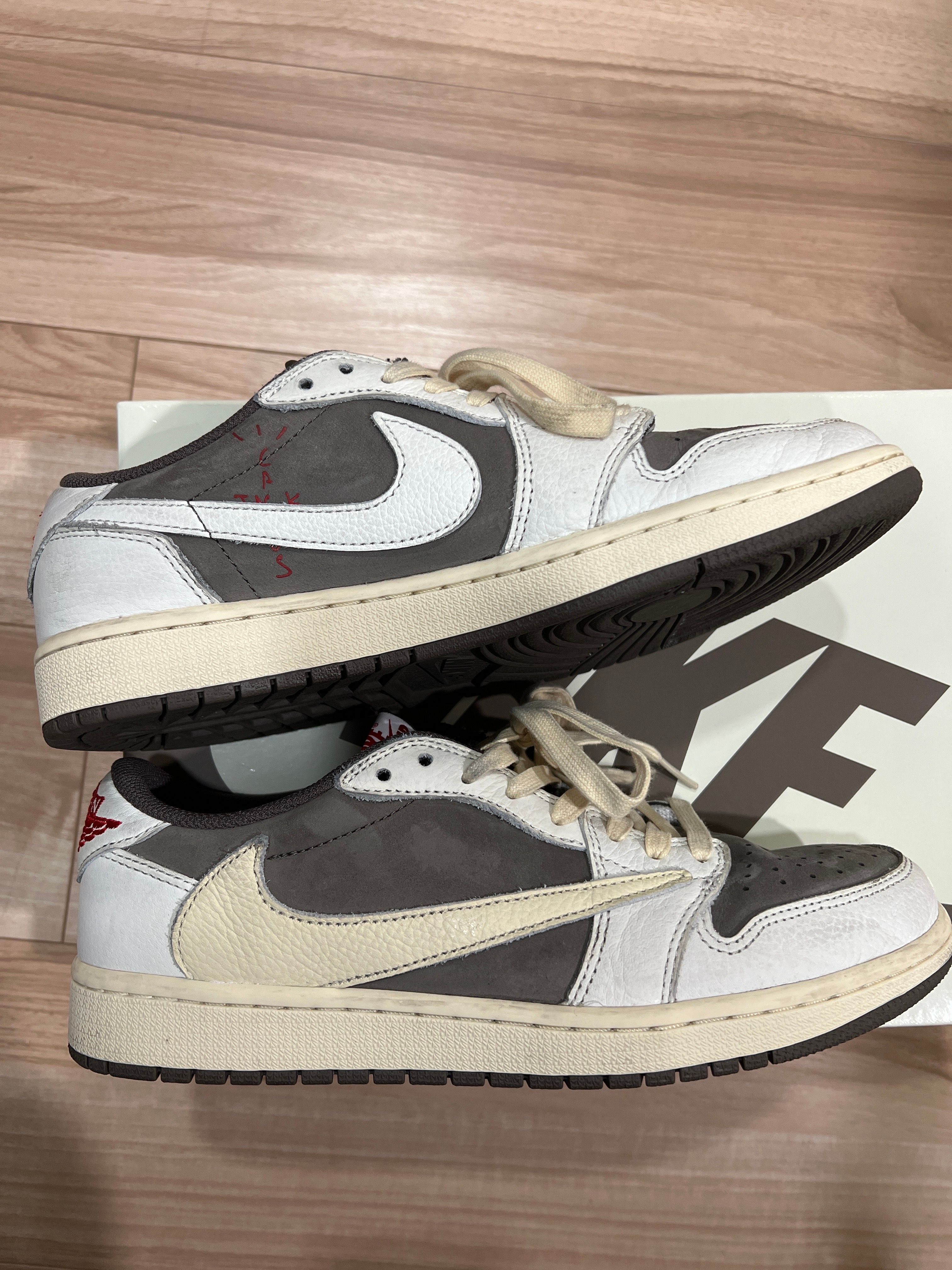 Travis Scott × Nike Air Jordan 1 Low OG SP "Reverse Mocha/Sail and Ridgerock"