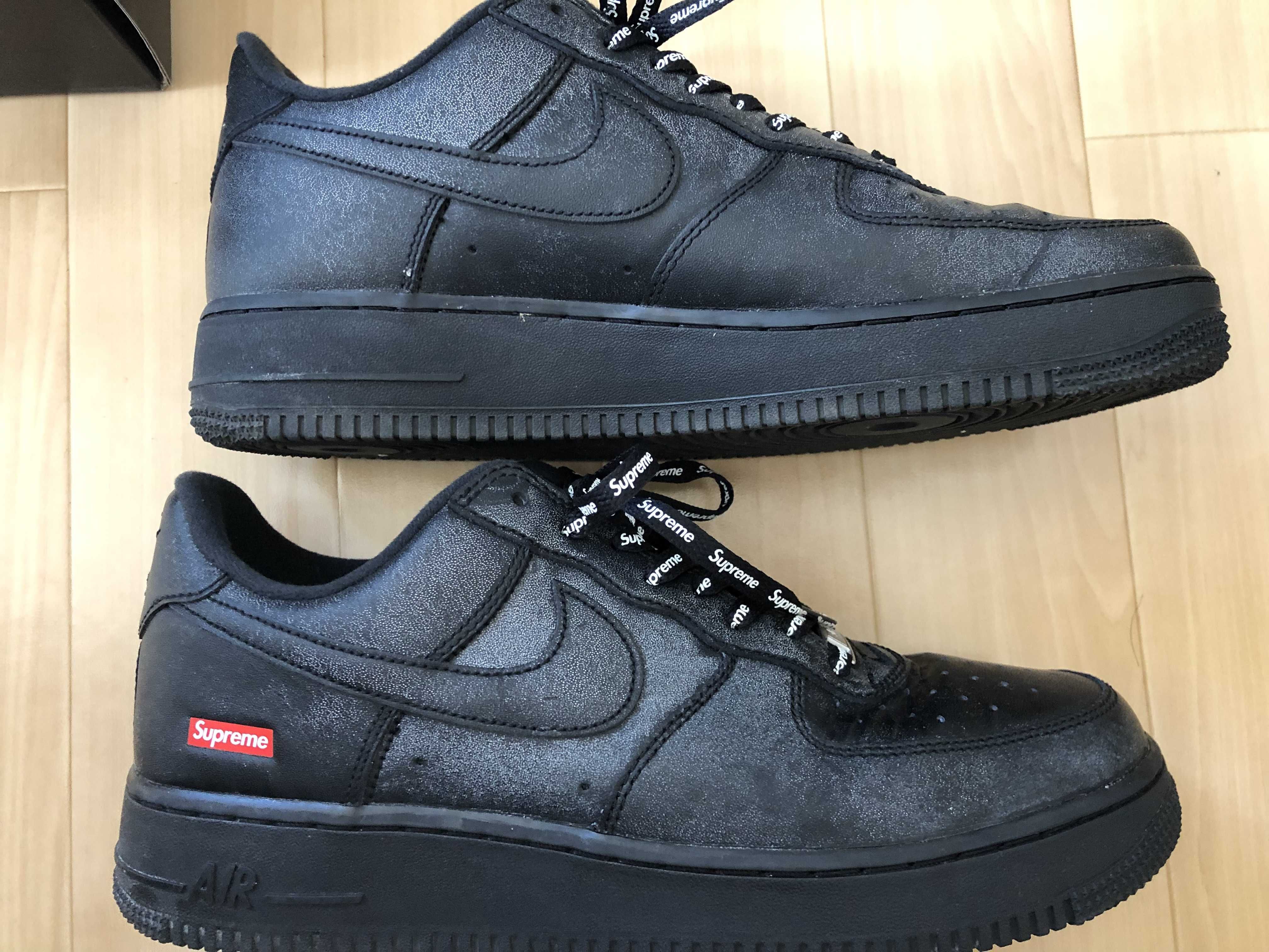 Supreme × Nike Air Force 1 Low "Black"