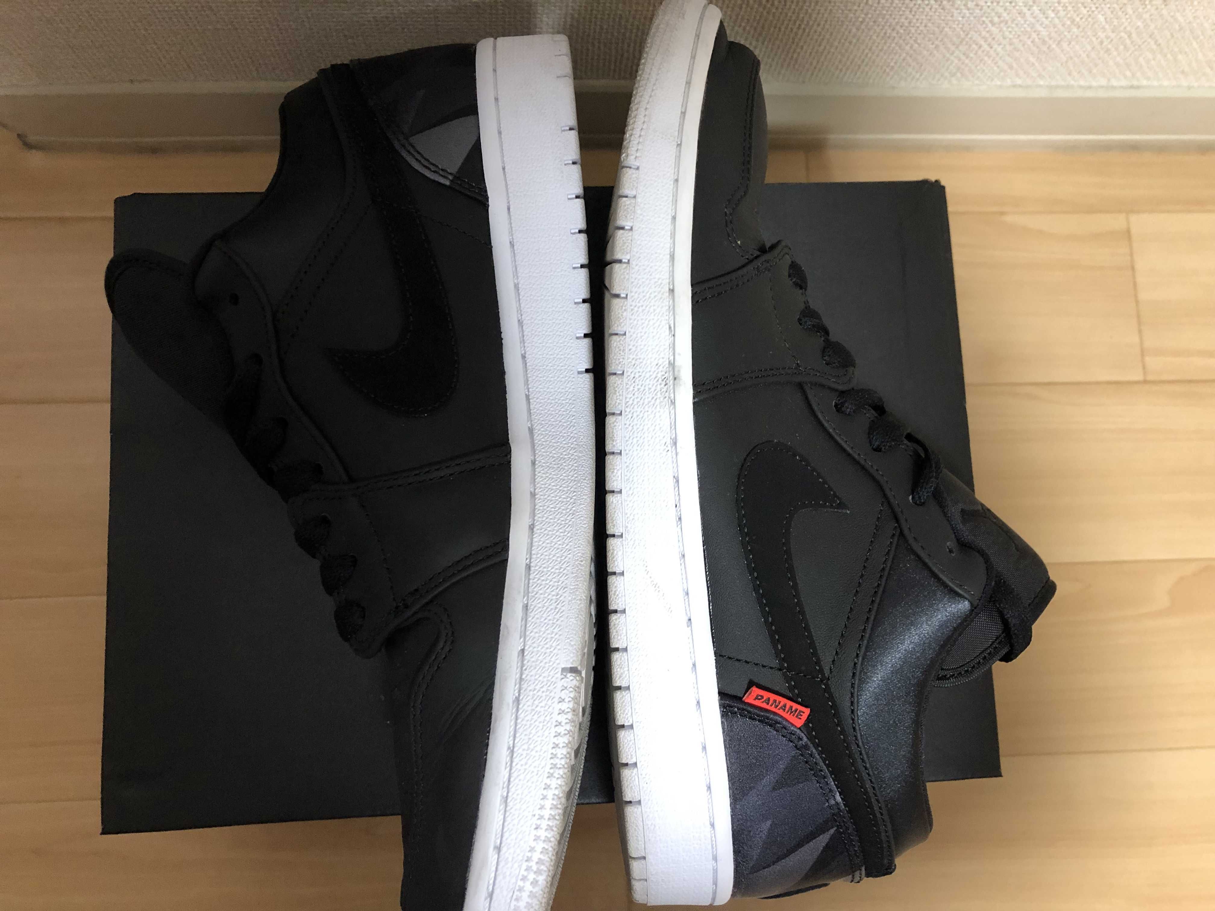 NIKE × PARIS SAINT GERMAIN AIR JORDAN 1 LOW PSG "BLACK"
