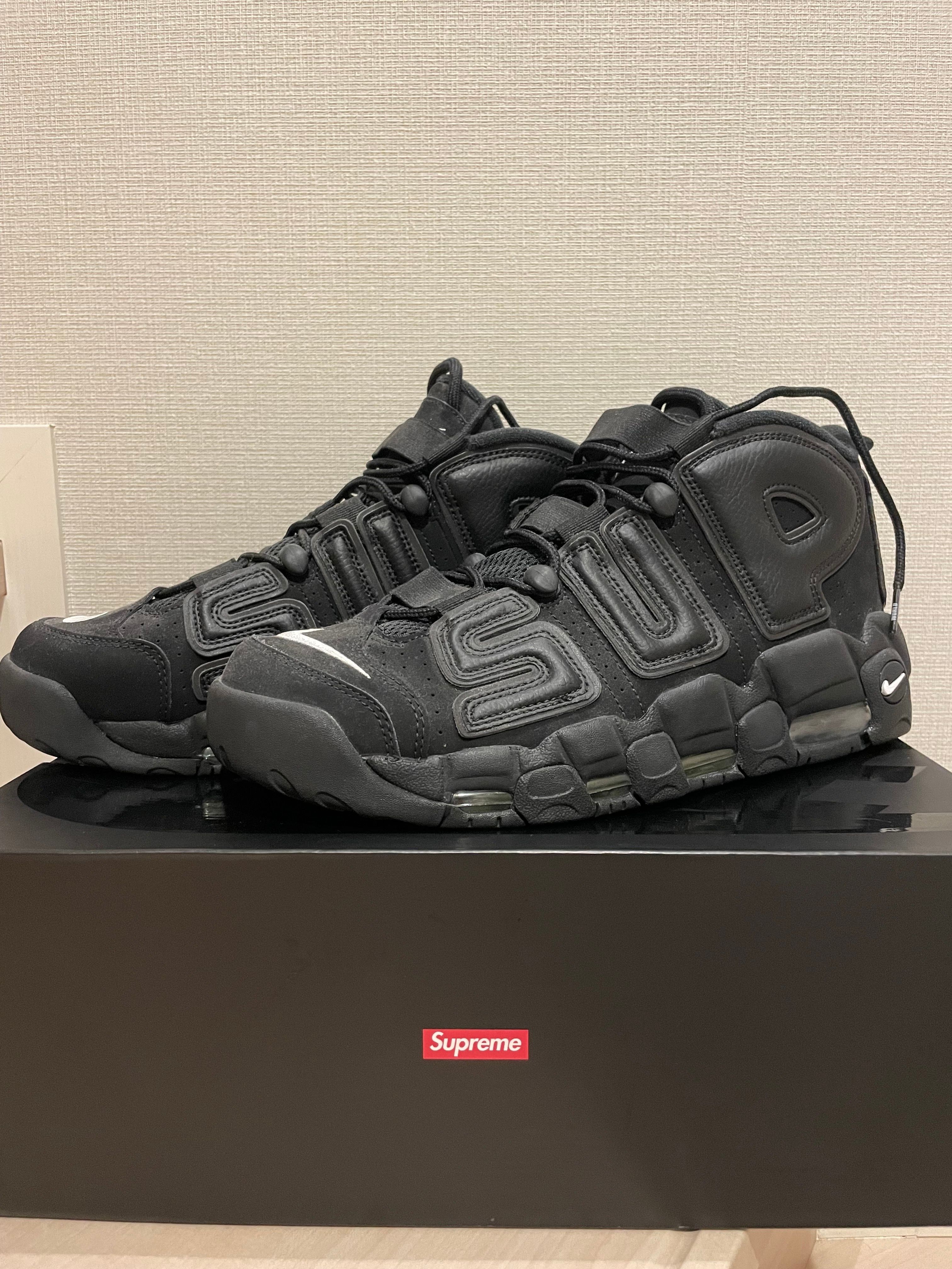 Supreme × Nike Air More Uptempo "Black"