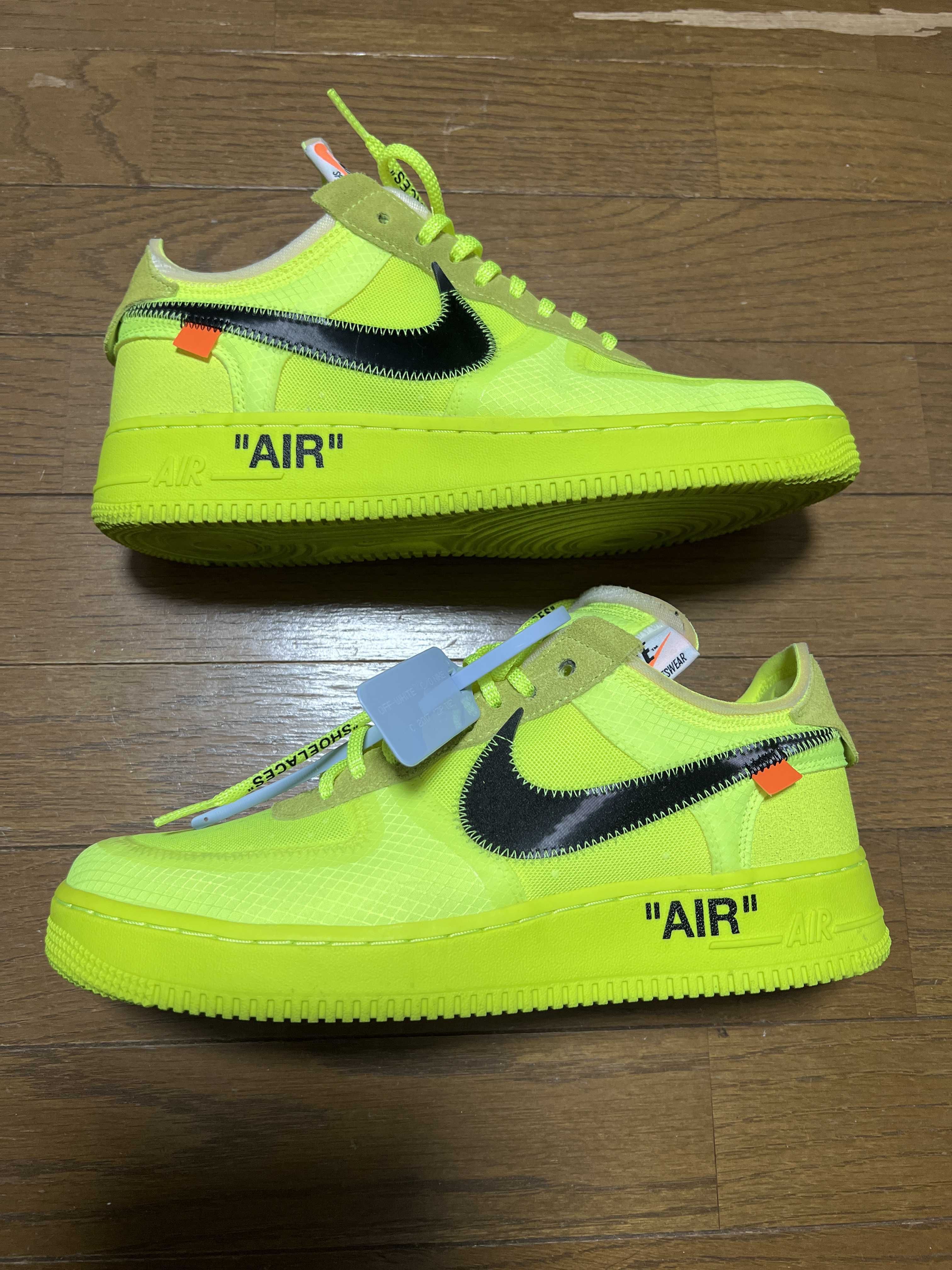 Off-White × Nike Air Force 1 Low "Volt"