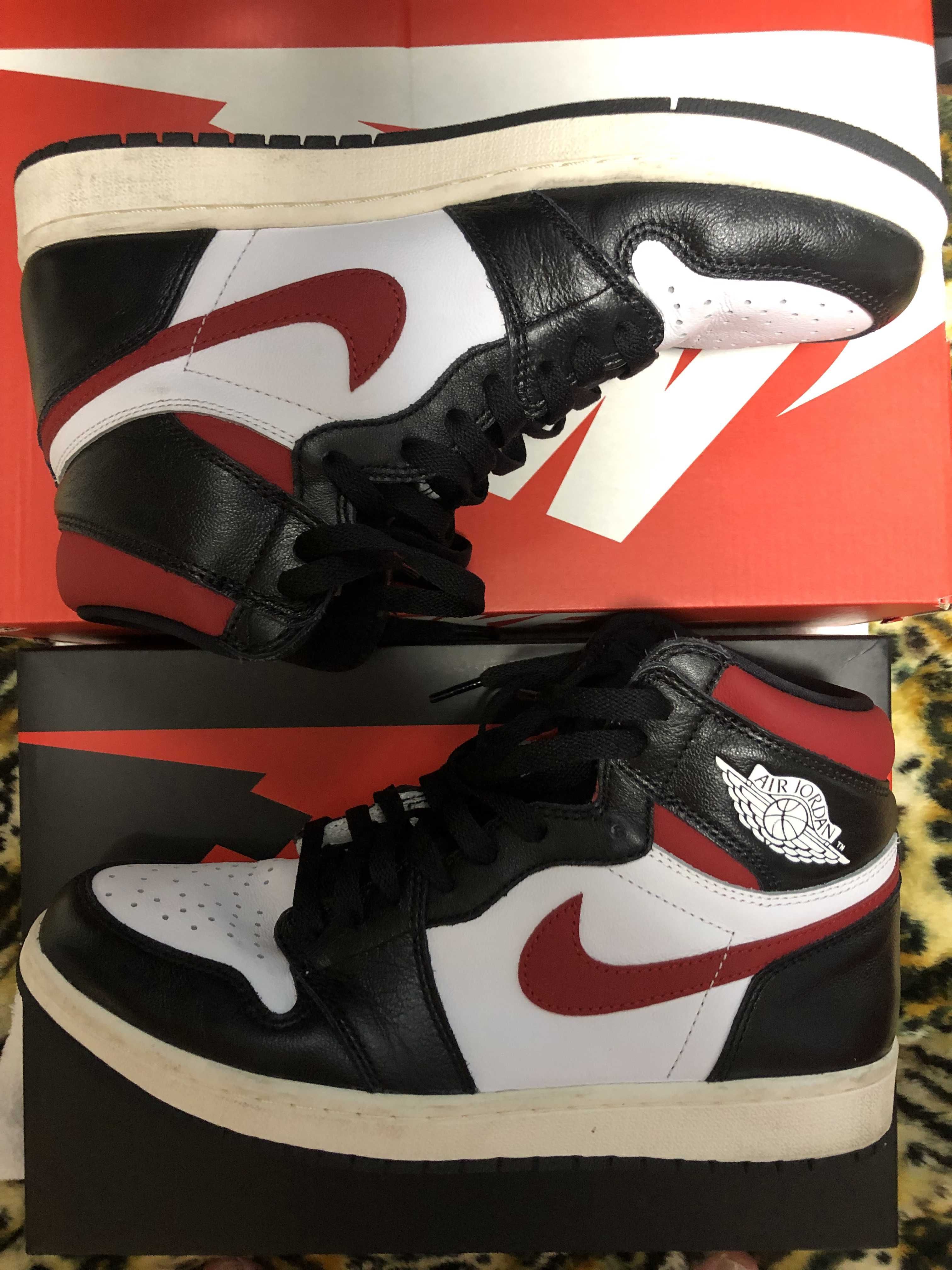 Nike Air Jordan 1 Retro High "Black/White/Sail/Gym Red"    