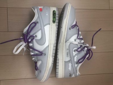 Off-White × Nike Dunk Low "Sail/Neutral Gray"