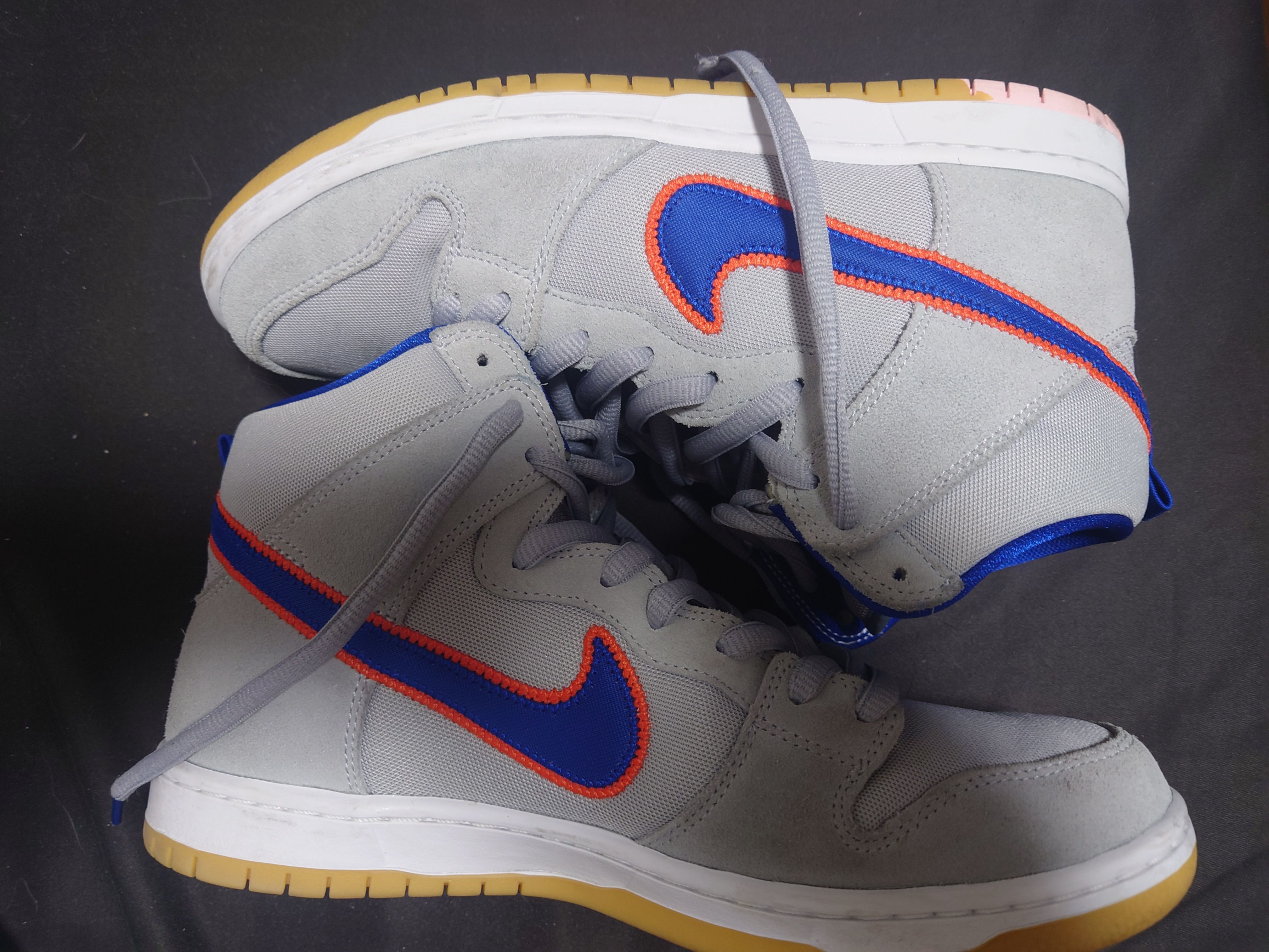 Nike SB Dunk High "Rush Blue and Team Orange/New York Mets"