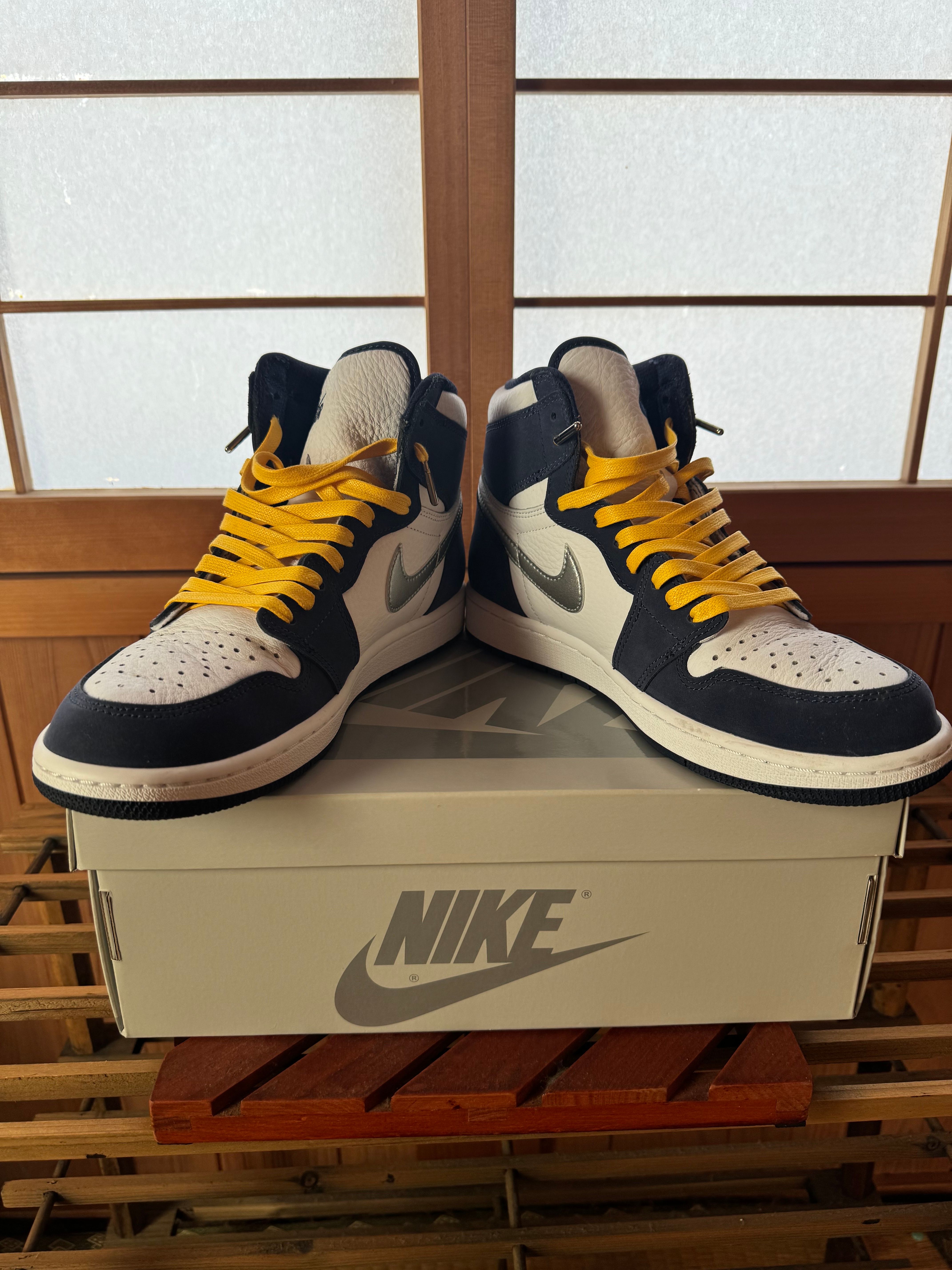 Nike Air Jordan 1 High OG CO.JP "White/Midnight Navy" (2020)(ブリーフケースなし)