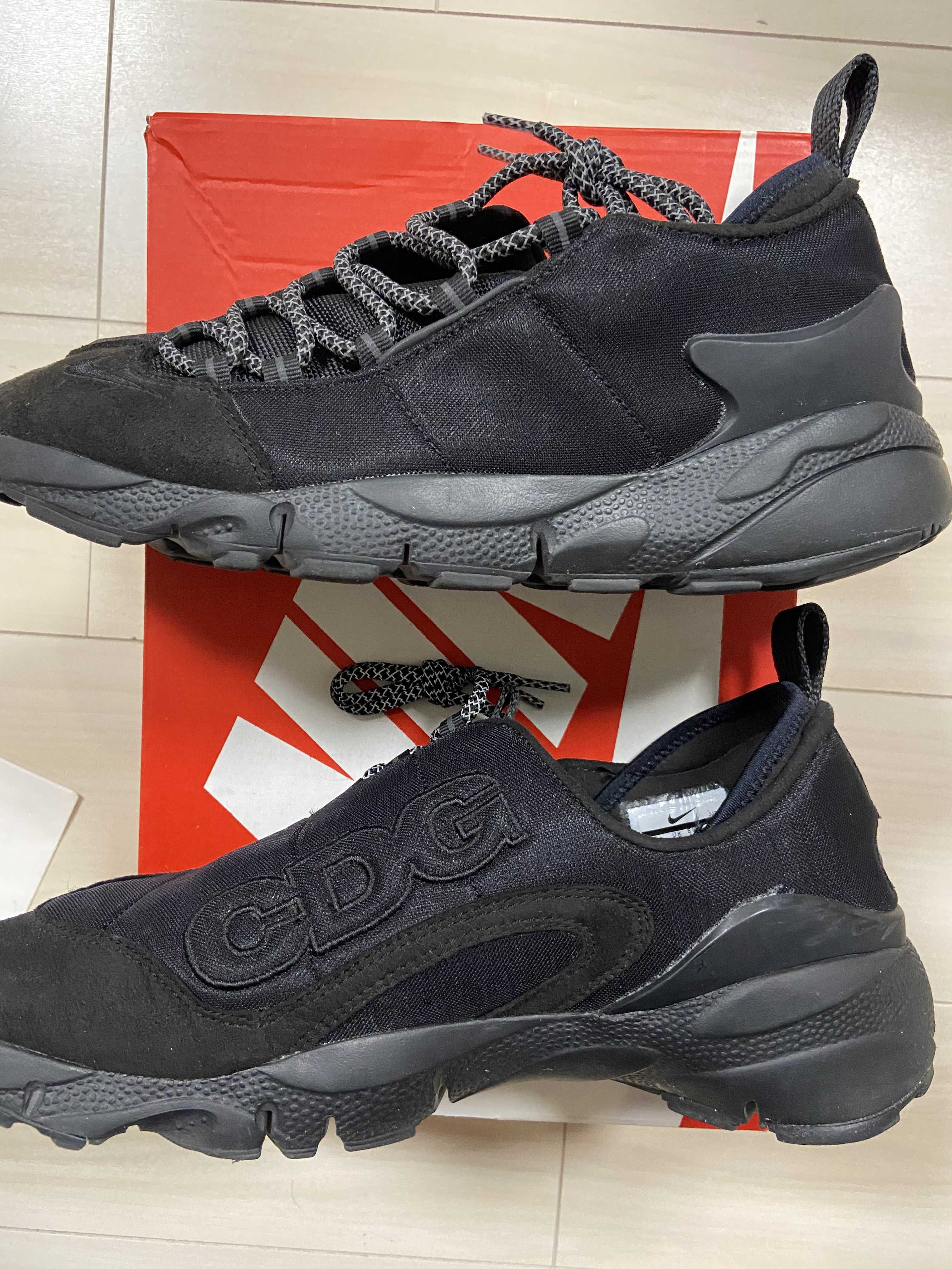 COMME des GARCONS × Nike Air Footscape NM "BLACK"