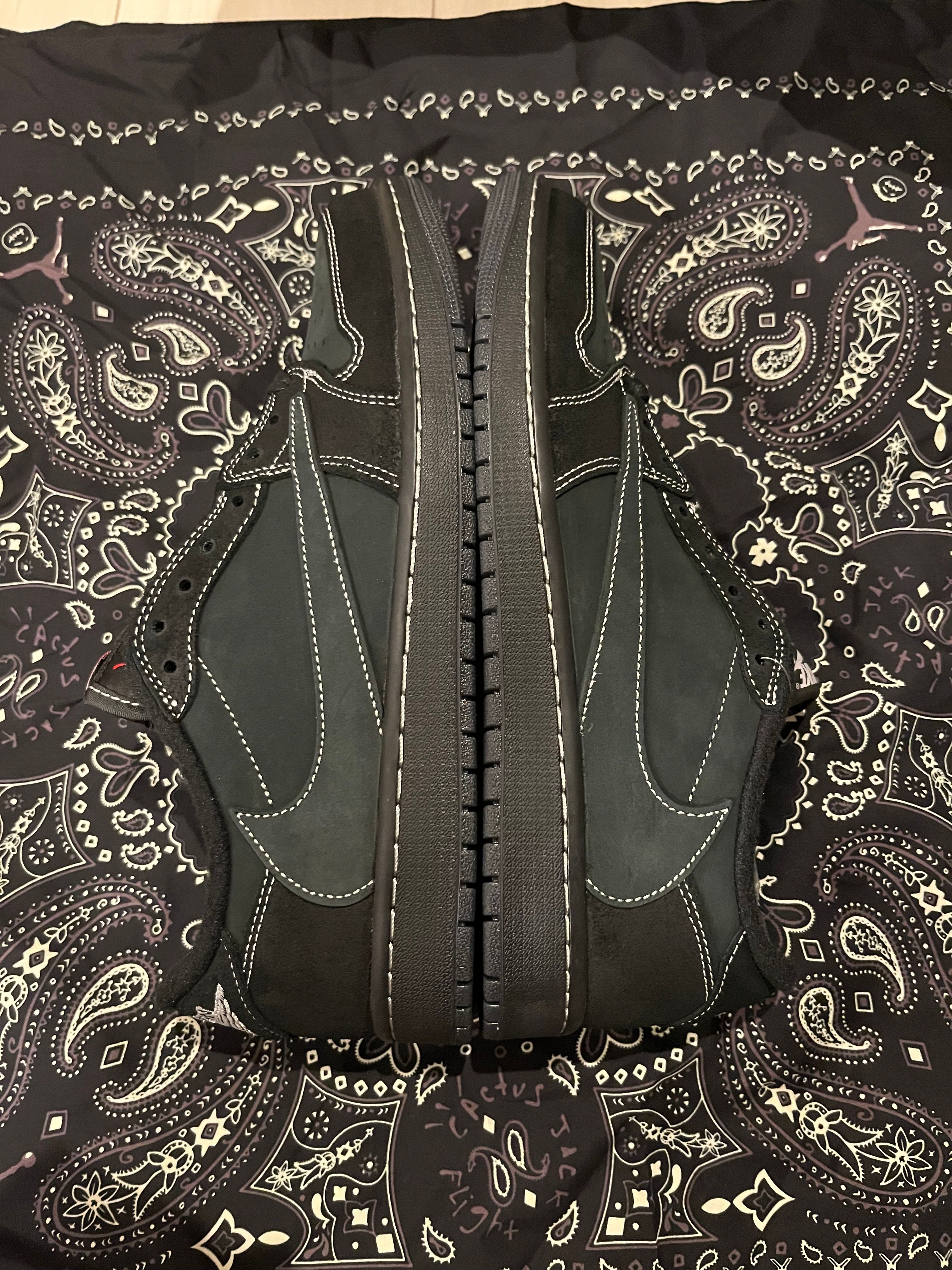 Travis Scott × Nike Air Jordan 1 Low OG SP "Black Phantom"