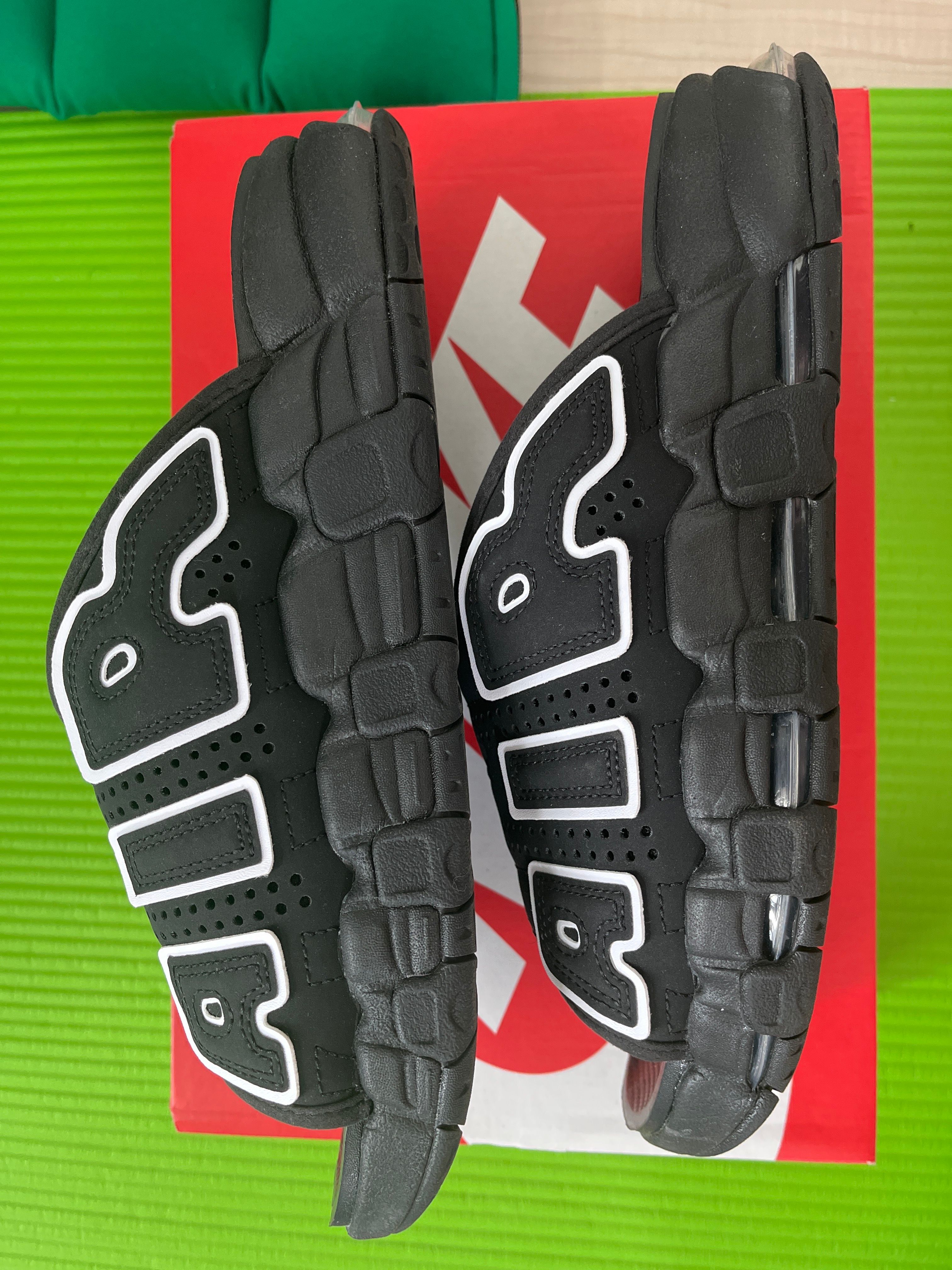 Nike Air More Uptempo Slide "Black" (DV2132-001/DV2137-001)