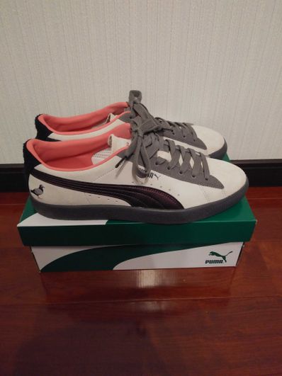 Staple × Atmos × Puma Suede "Natural Grey"