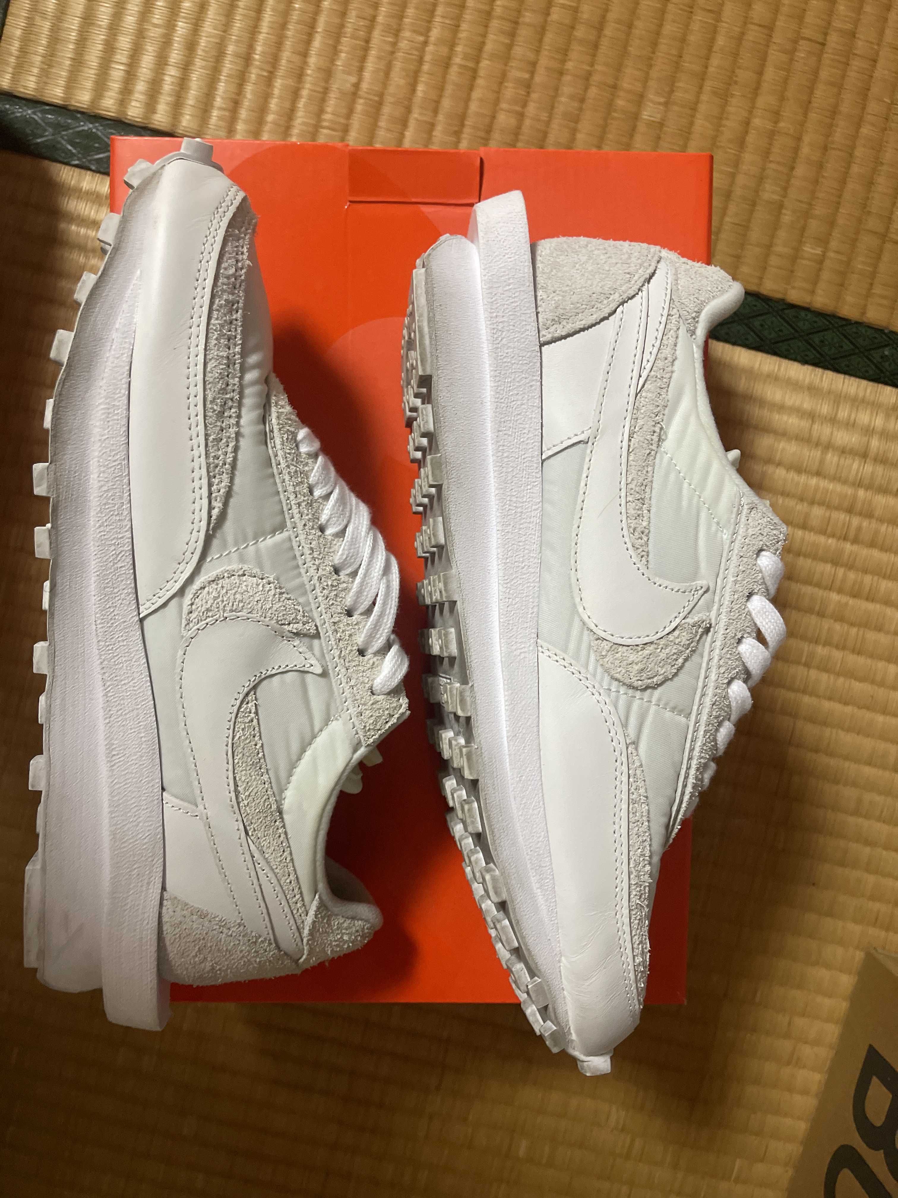 sacai × Nike LDV Waffle "Triple White"
