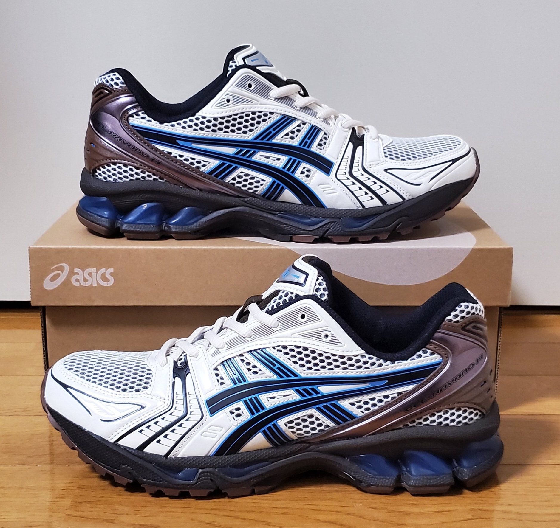 Asics Gel-Kayano 14 "Cream/Blue Coast"