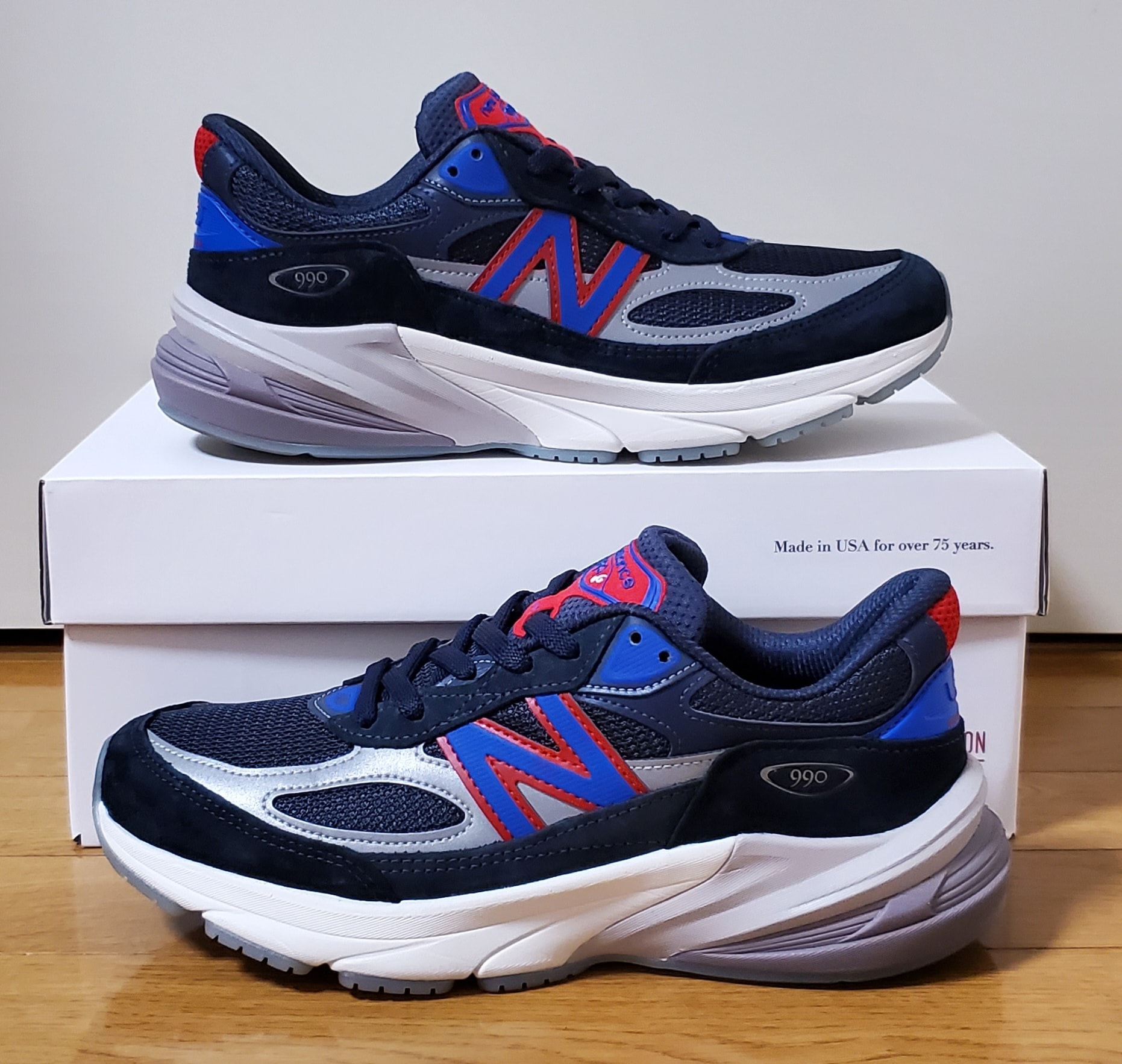 KITH × New Balance 990V6 Madison Square Garden "Navy"