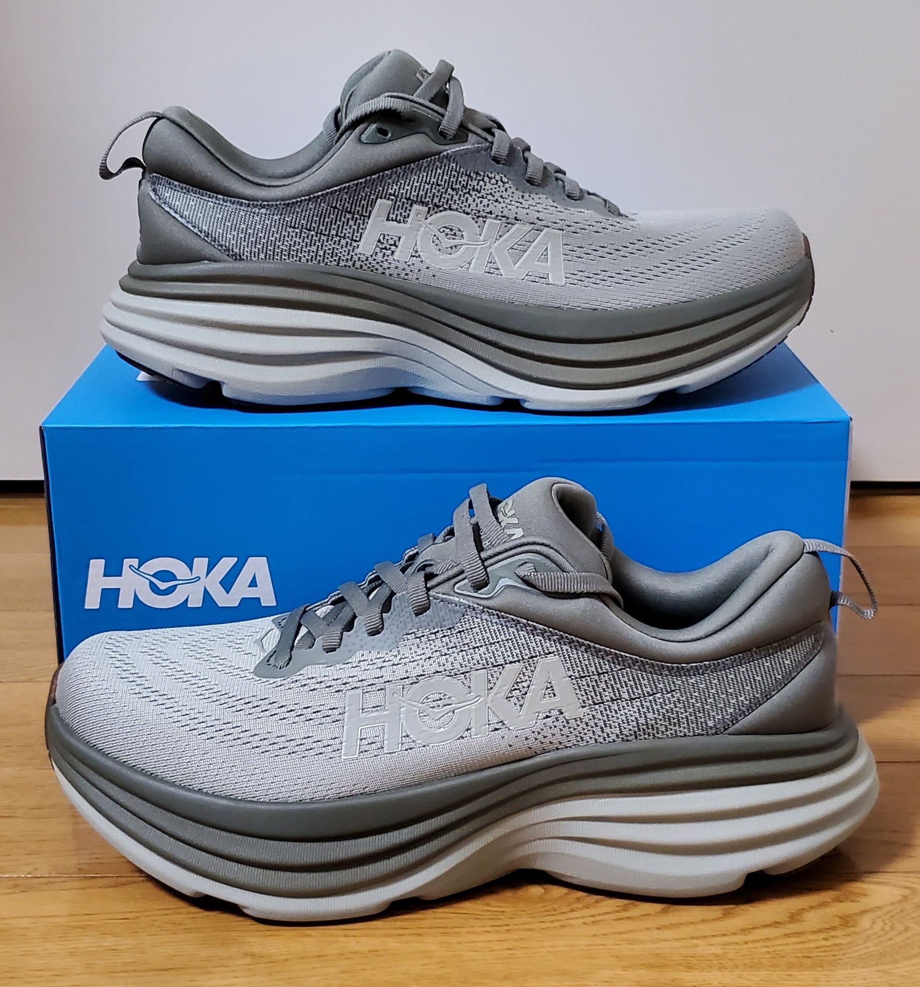 Hoka Bondi 8 "Slate/Barley"