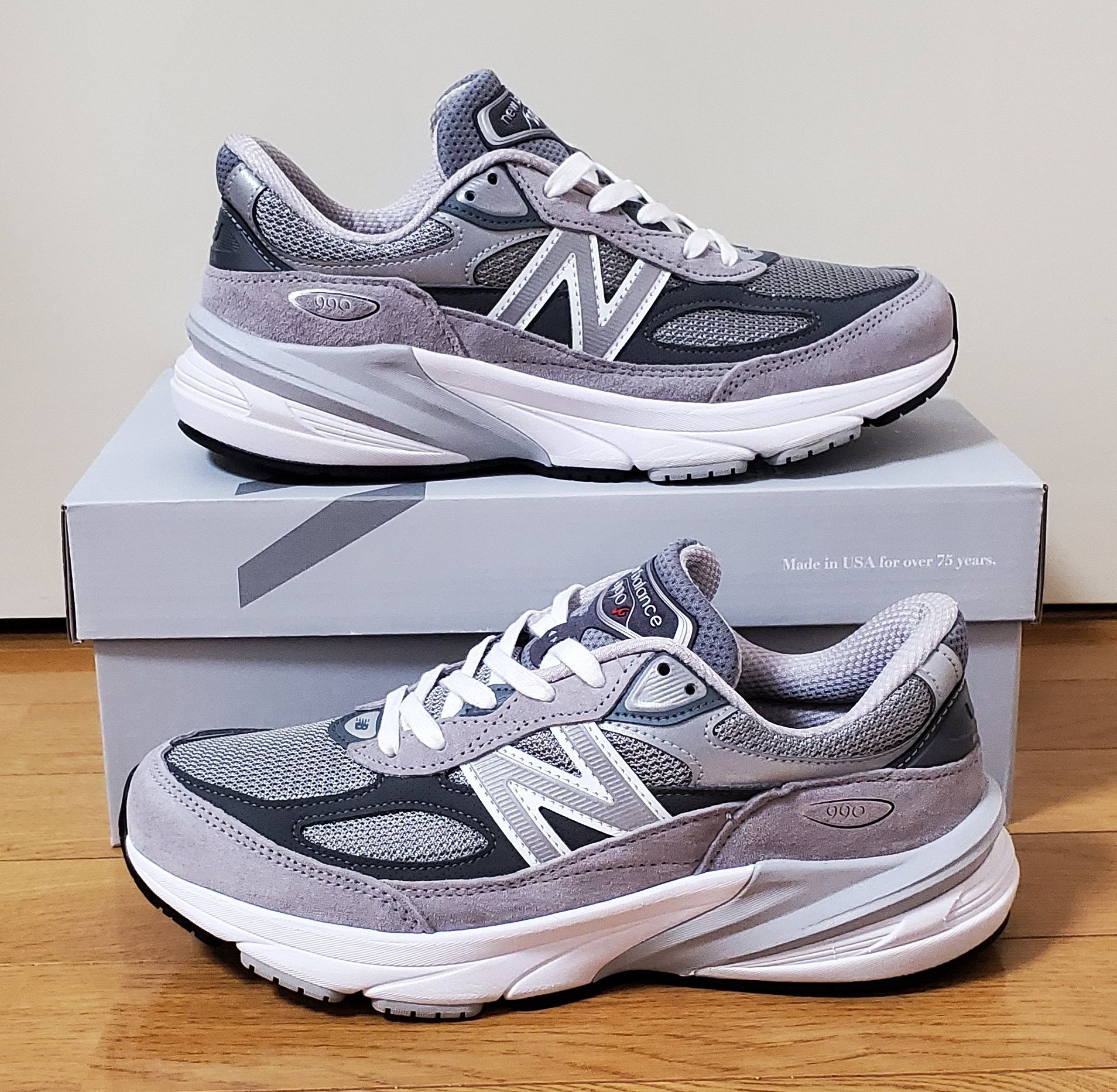 New Balance 990V6 "Gray" (Heel Logo NB)