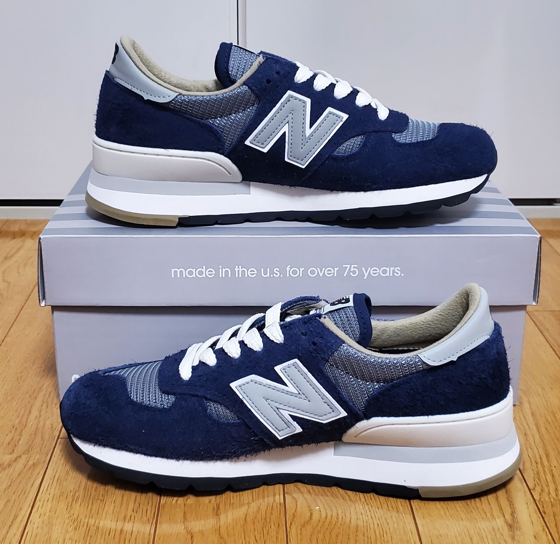 Carhartt WIP × New Balance 990V1 "Dark Navy/Pussywillow Gray"