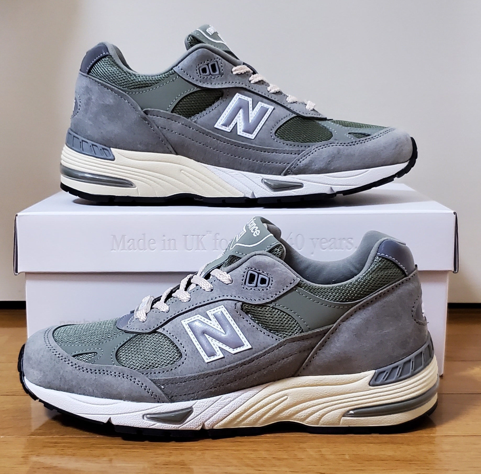 KITH 101 × New Balance 991 "Vetiver"