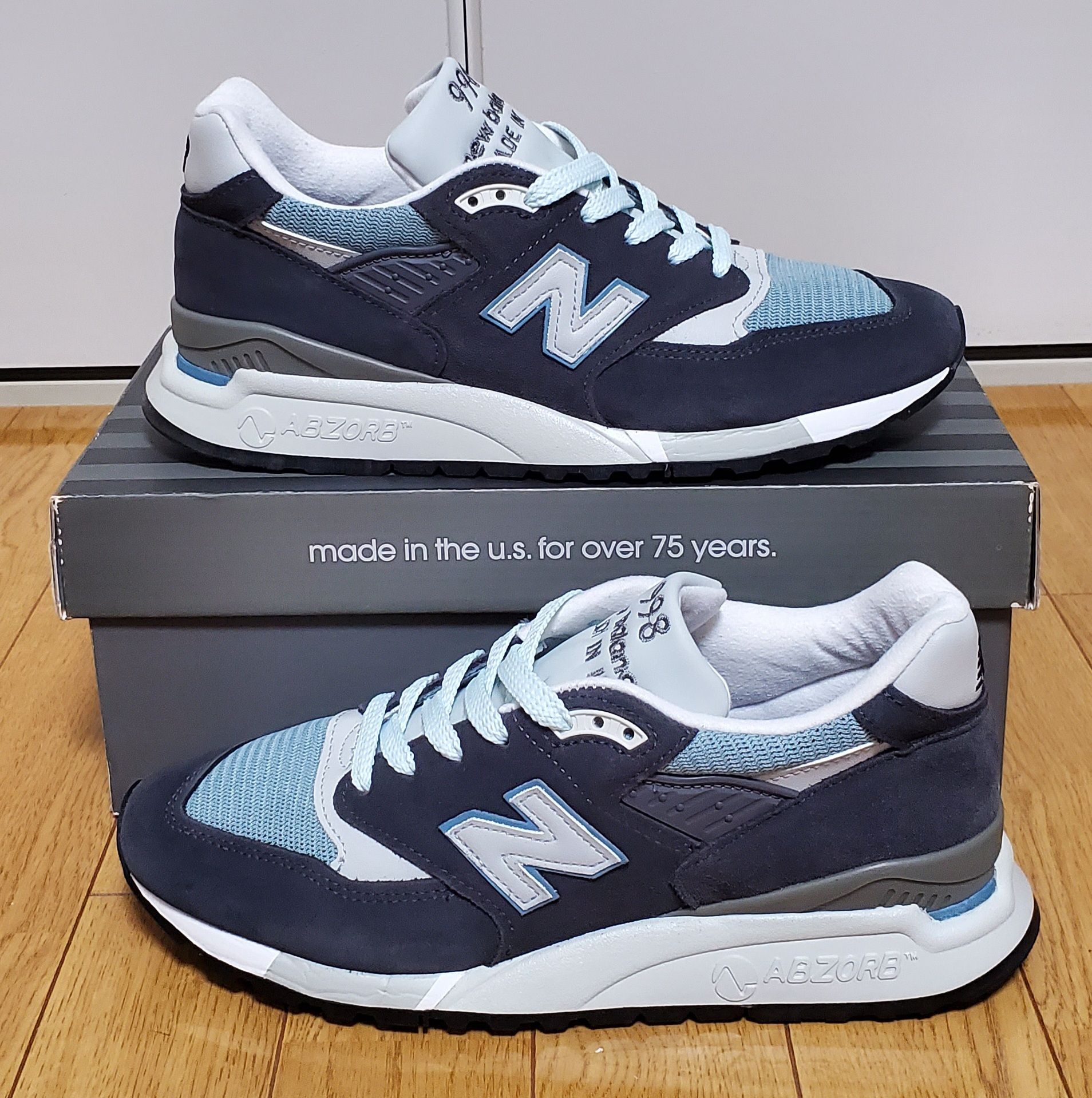 KITH × New Balance 998 "Steel Blue"
