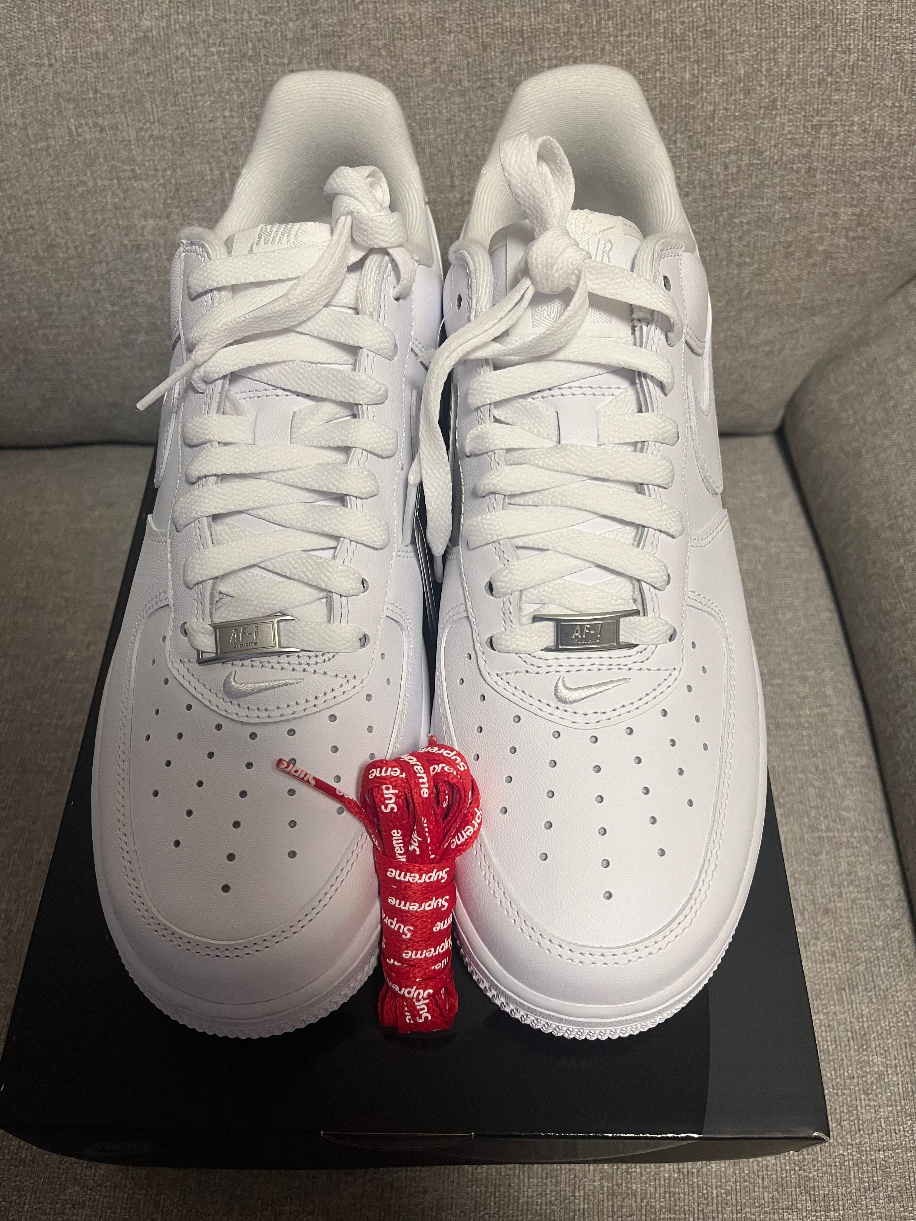 Supreme NIKE Air Force 1 black 28cm 極美品 Supreme x Nike Air Force 1 Low Black - New York Storage