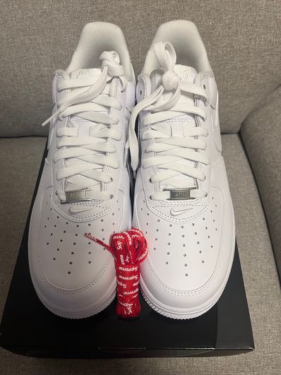 Supreme × Nike Air Force 1 Low "White"