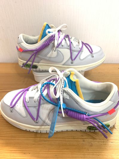 Off-White × Nike Dunk Low "Sail/Neutral Gray"