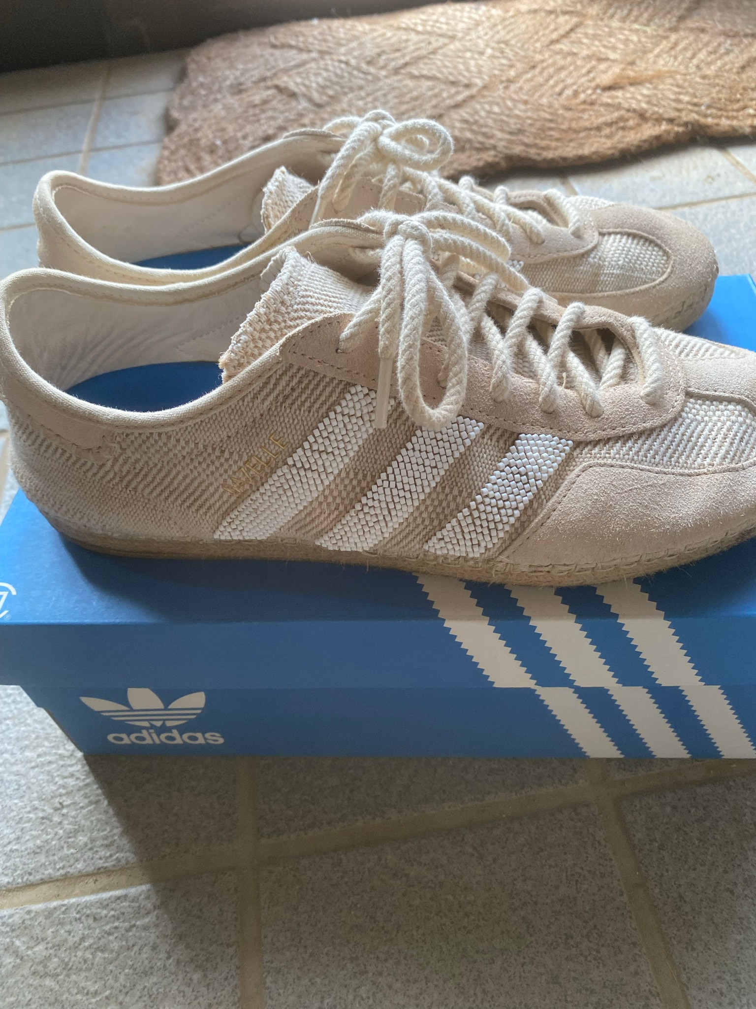 CLOT × adidas Gazelle Indoor by Edison Chen "Halo Ivory"