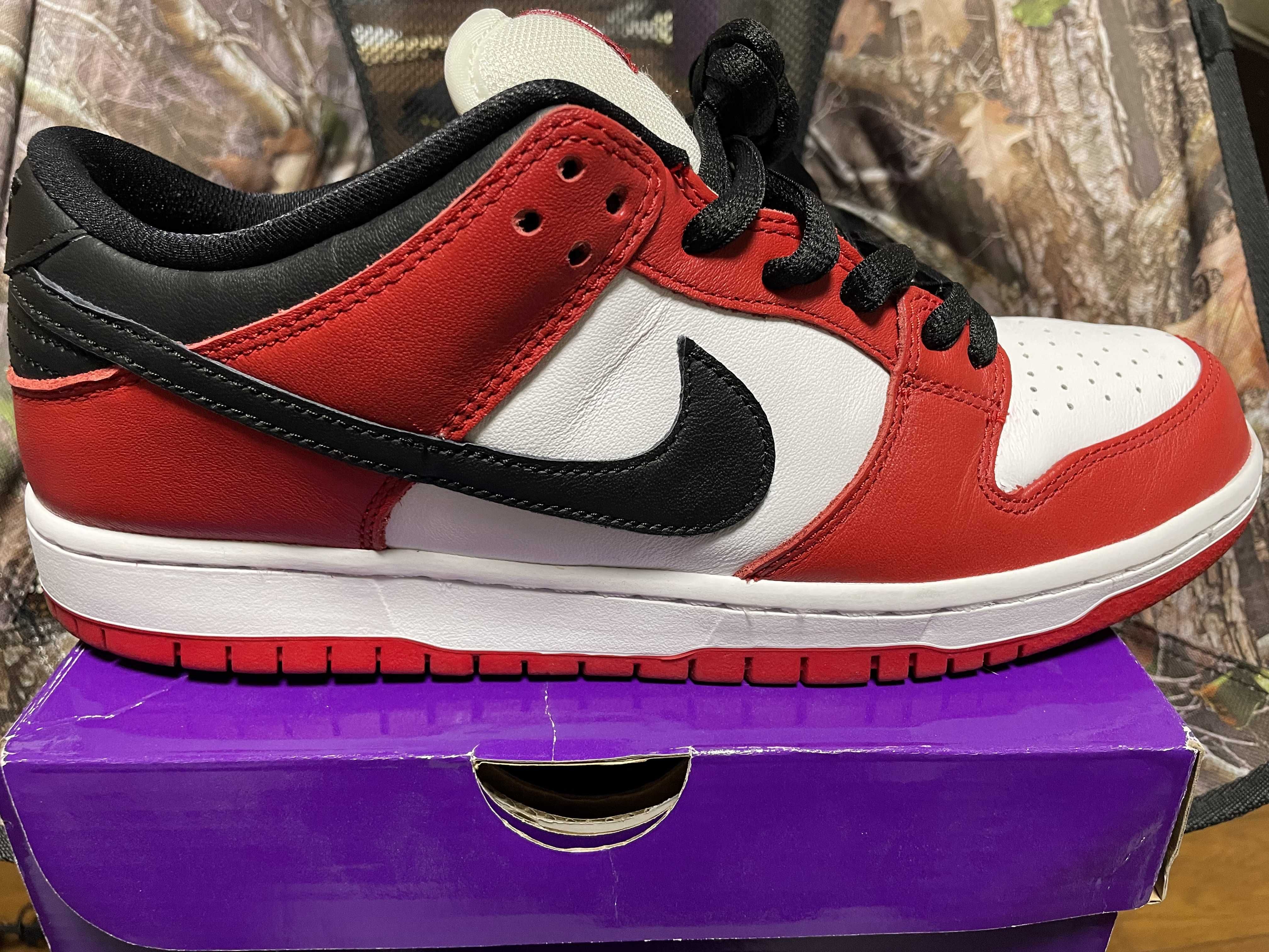 Nike SB Dunk Low Pro "J-Pack Chicago/Varsity Red and White"