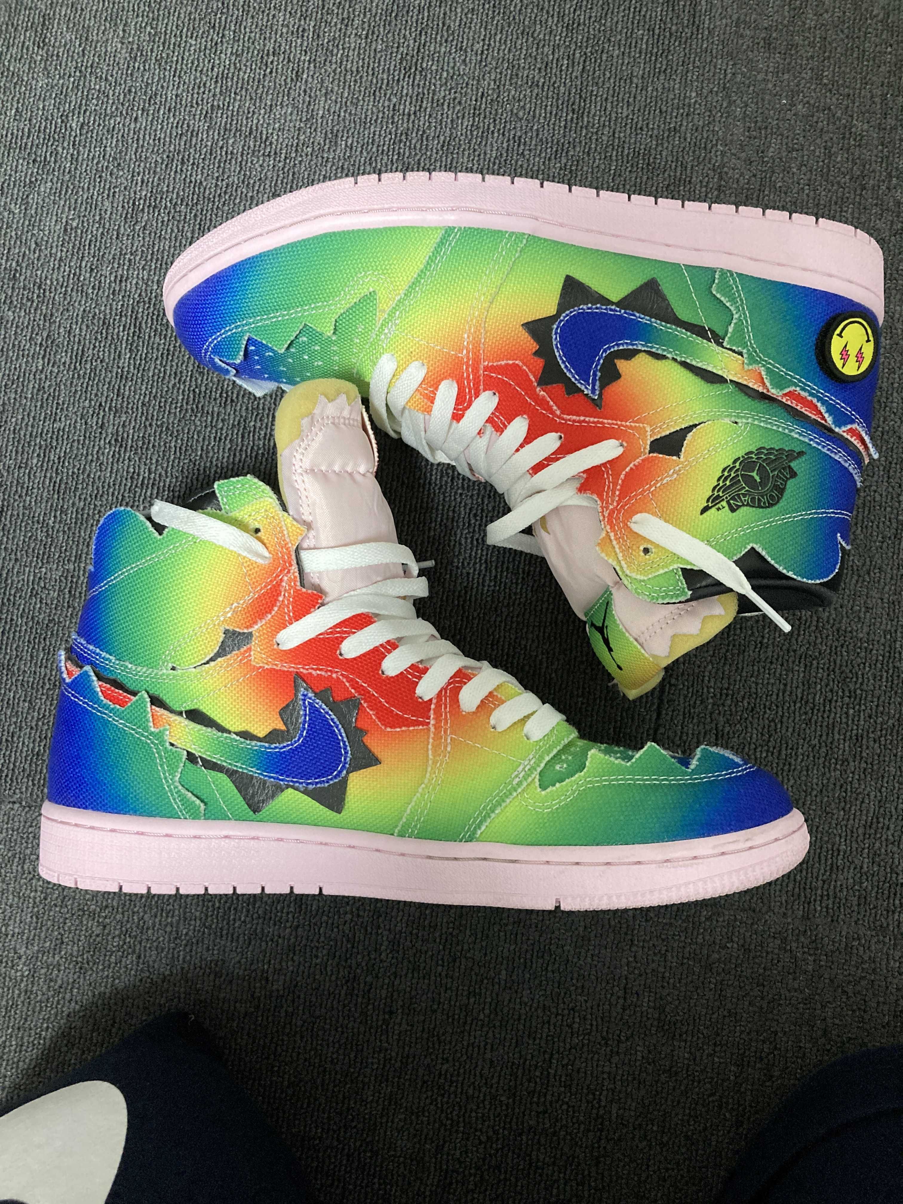 J Balvin × Nike Air Jordan 1 High OG "Rainbow"