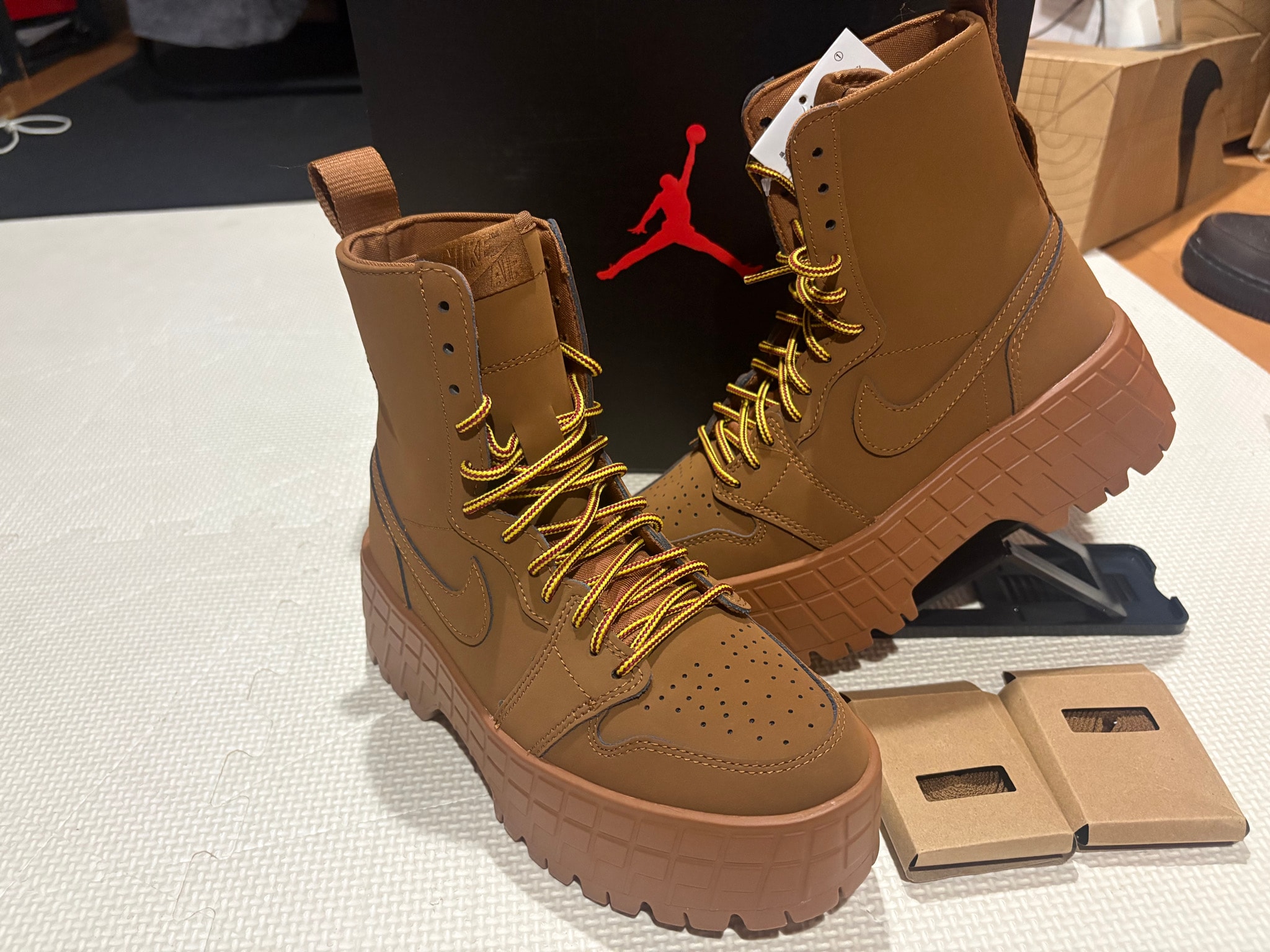 Nike Women's Air Jordan 1 Brooklyn High "Brown"