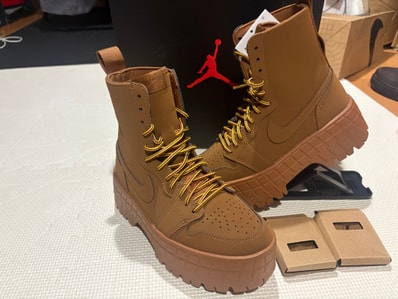 Nike Women's Air Jordan 1 Brooklyn High "Brown"