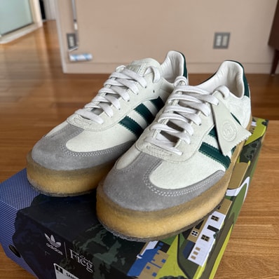 Ronnie Fieg × Clarks × adidas Samba "White/Green"