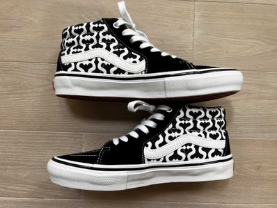 Supreme × Vans Monogram S Logo Skate Grosso Mid "Black"