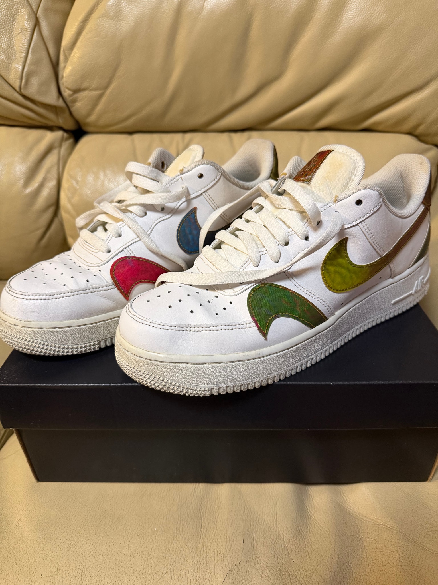 Nike Air Force 1 Low Misplaced Swooshes "White Multi"