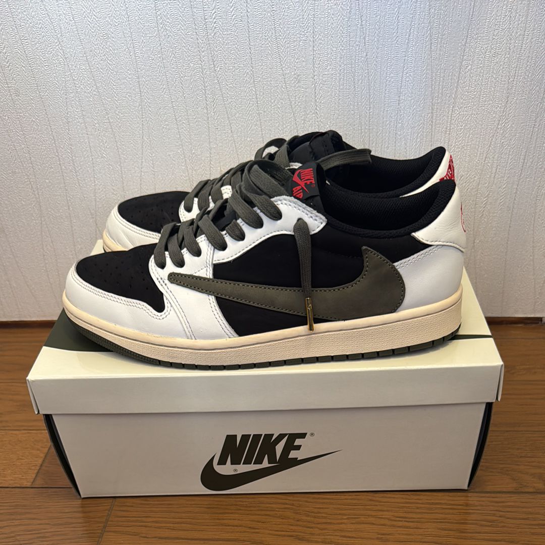 Travis Scott × Nike Women's Air Jordan 1 Low OG "Medium Olive"