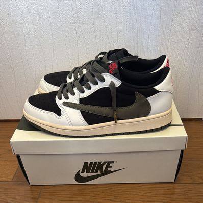 Travis Scott × Nike Women's Air Jordan 1 Low OG "Medium Olive"