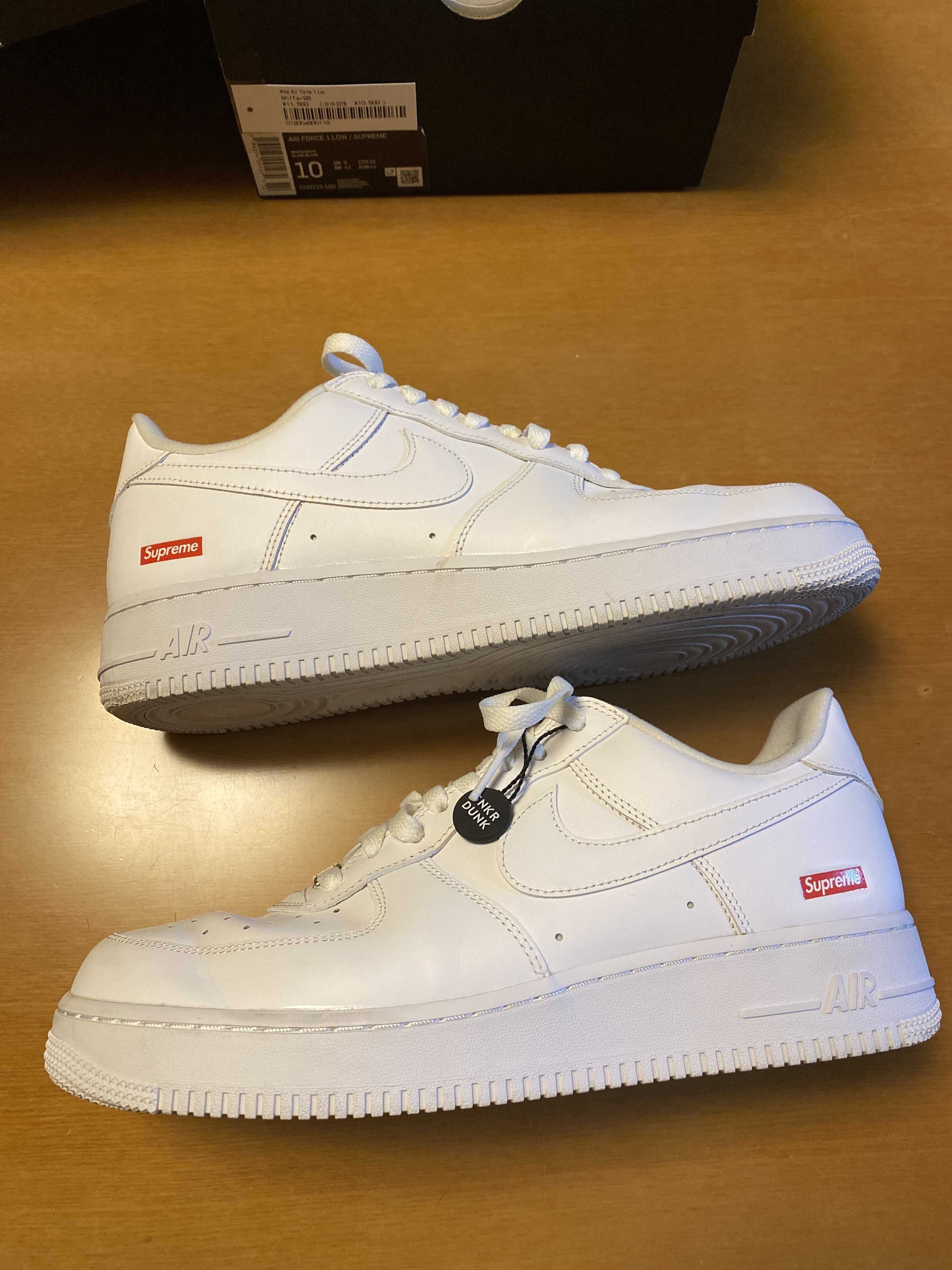 Supreme × Nike Air Force 1 Low "White"