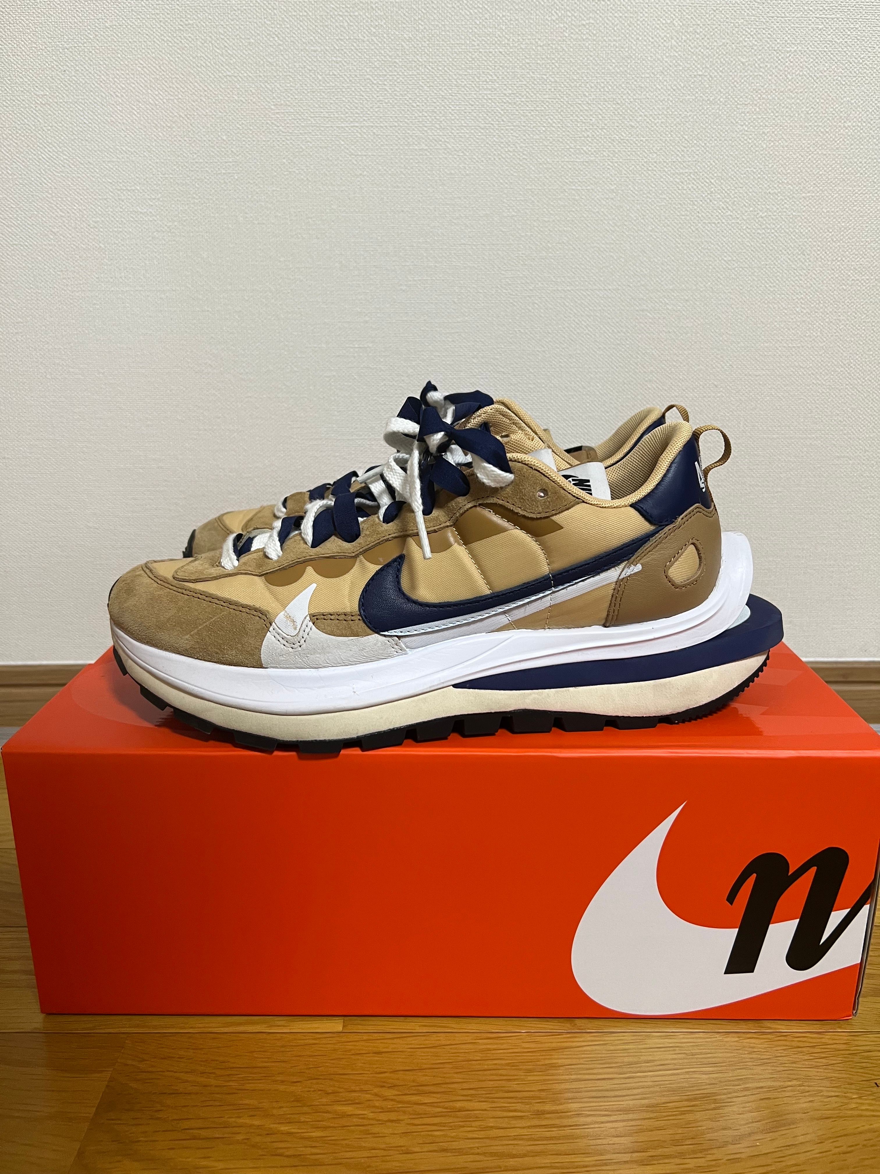 Sacai × Nike Vapor Waffle "Sesame And Blue Void"
